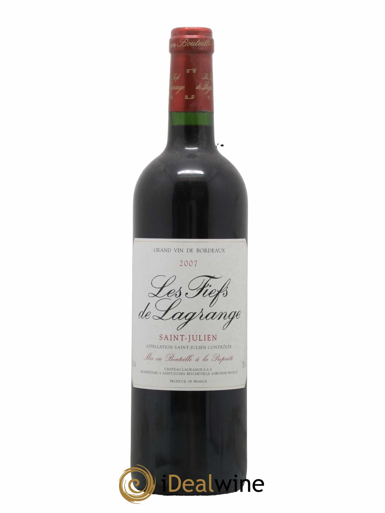 Les Fiefs de Lagrange Second Vin 2007 - Lot de 1 bouteille - 0