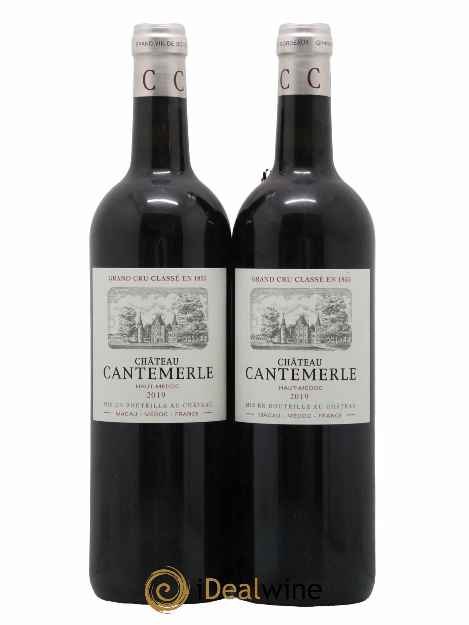 Château Cantemerle 5ème Grand Cru Classé 2019 - Lot de 2 bouteilles - 0