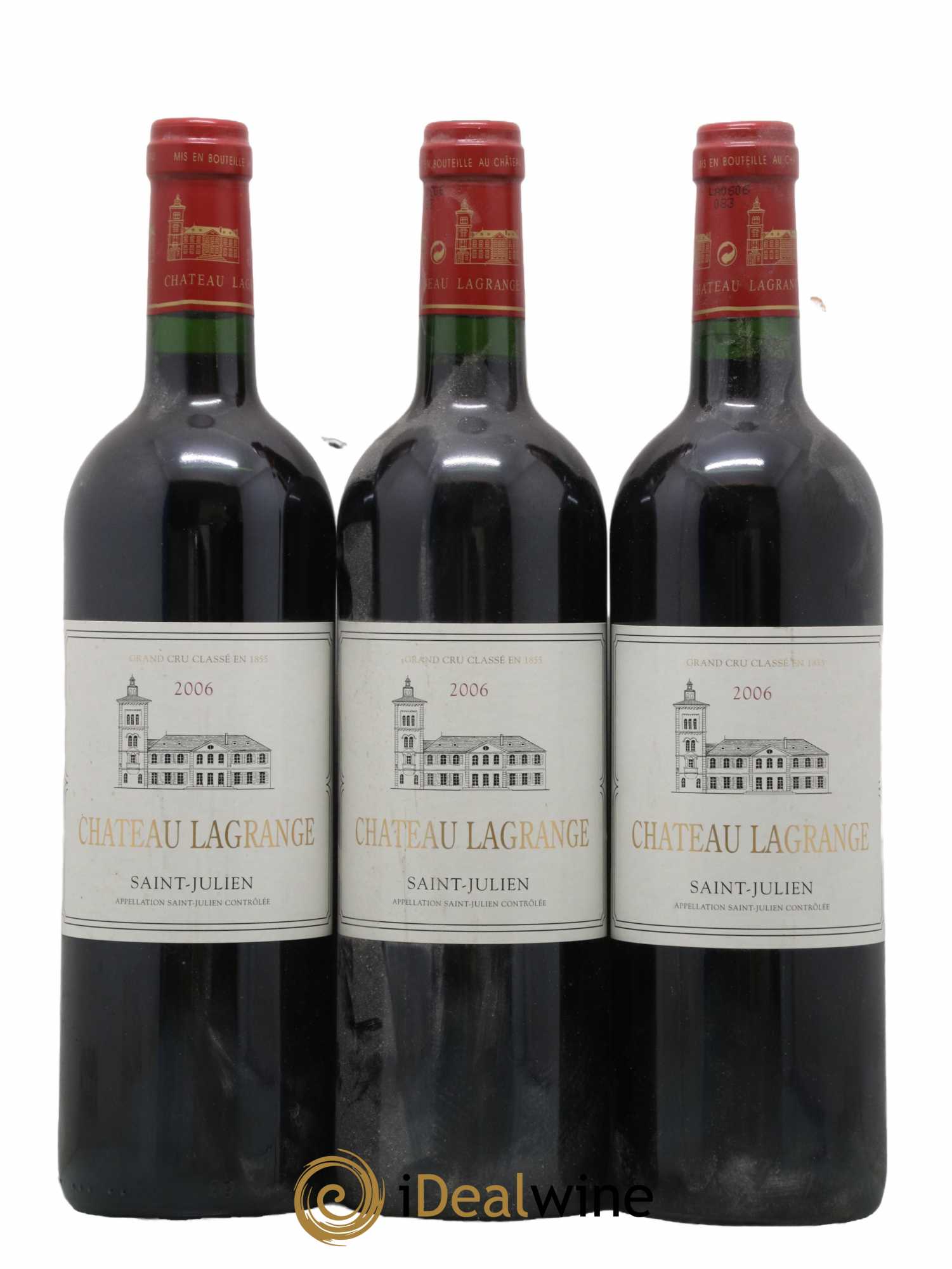 Château Lagrange 3ème Grand Cru Classé 2006 - Lot de 3 bouteilles - 0
