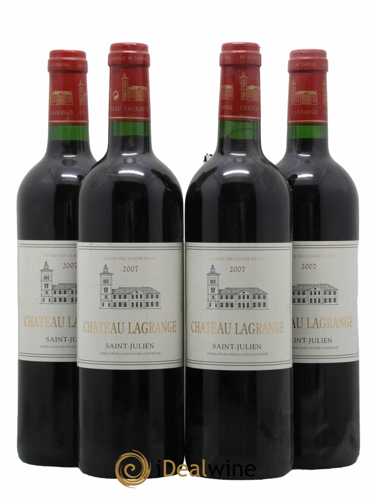 Château Lagrange 3ème Grand Cru Classé 2007 - Lot de 4 bouteilles - 0