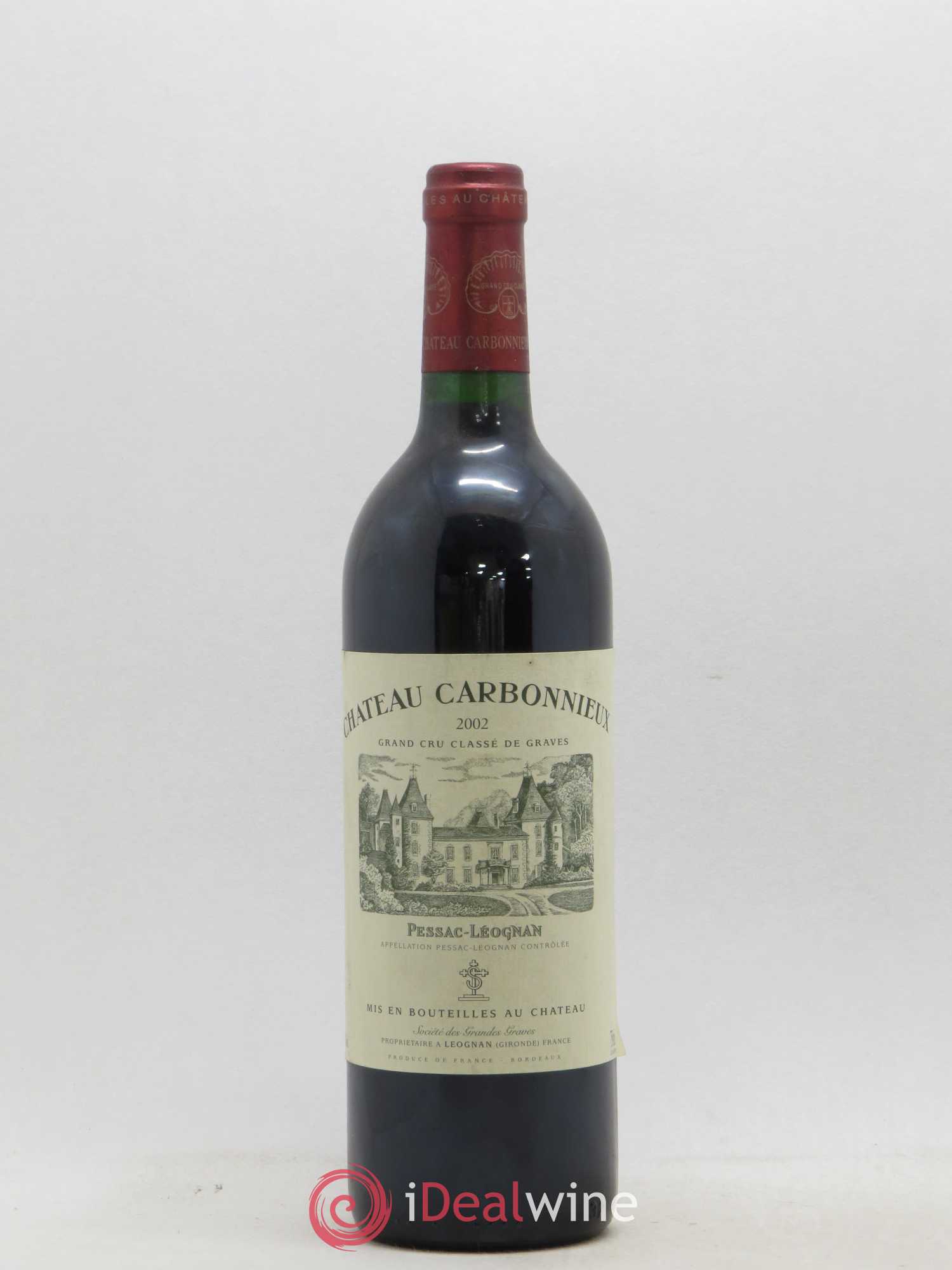 Château Carbonnieux Cru Classé de Graves 2002 - Lot de 1 bouteille - 0