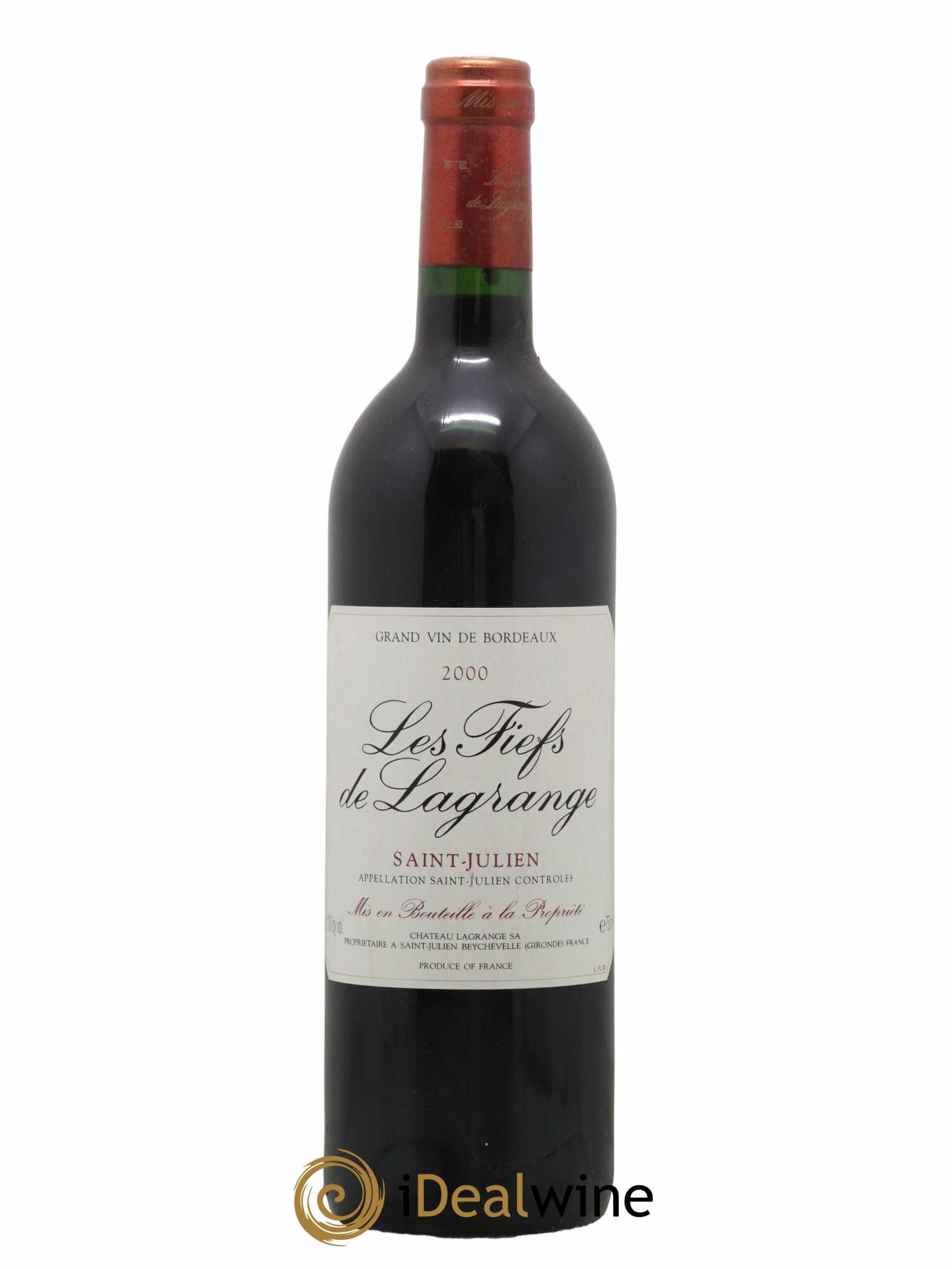 Les Fiefs de Lagrange Second Vin 2000 - Lot de 1 bouteille - 0