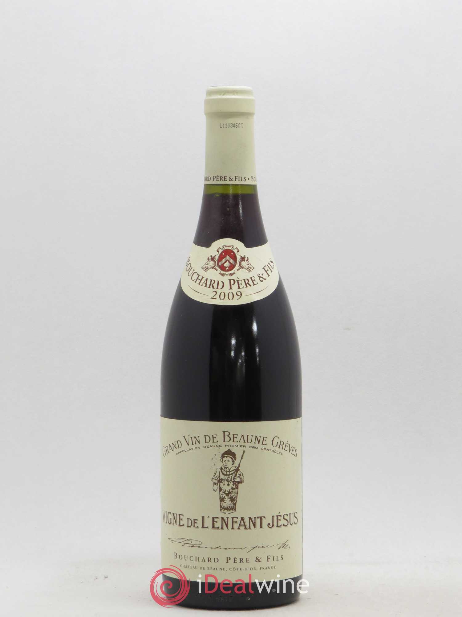 Beaune 1er Cru Grèves - Vigne de l'Enfant Jésus Bouchard Père & Fils 2009 - Lot de 1 bouteille - 0