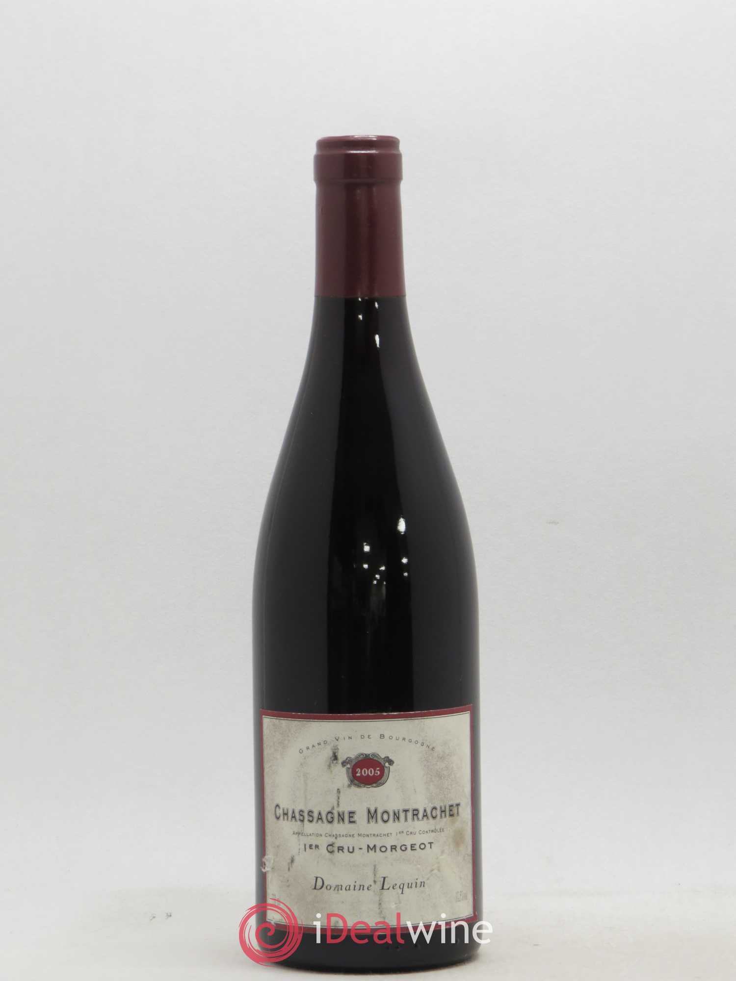 Chassagne-Montrachet 1er Cru Morgeot Domaine Lequin 2005 - Lot de 1 bouteille - 0