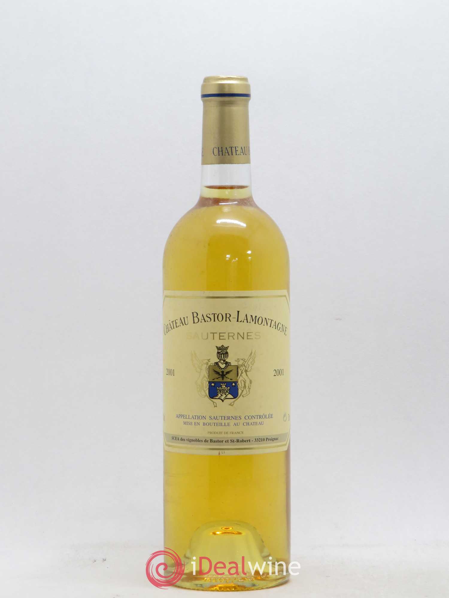 Château Bastor Lamontagne 2001 - Lot de 1 bouteille - 0