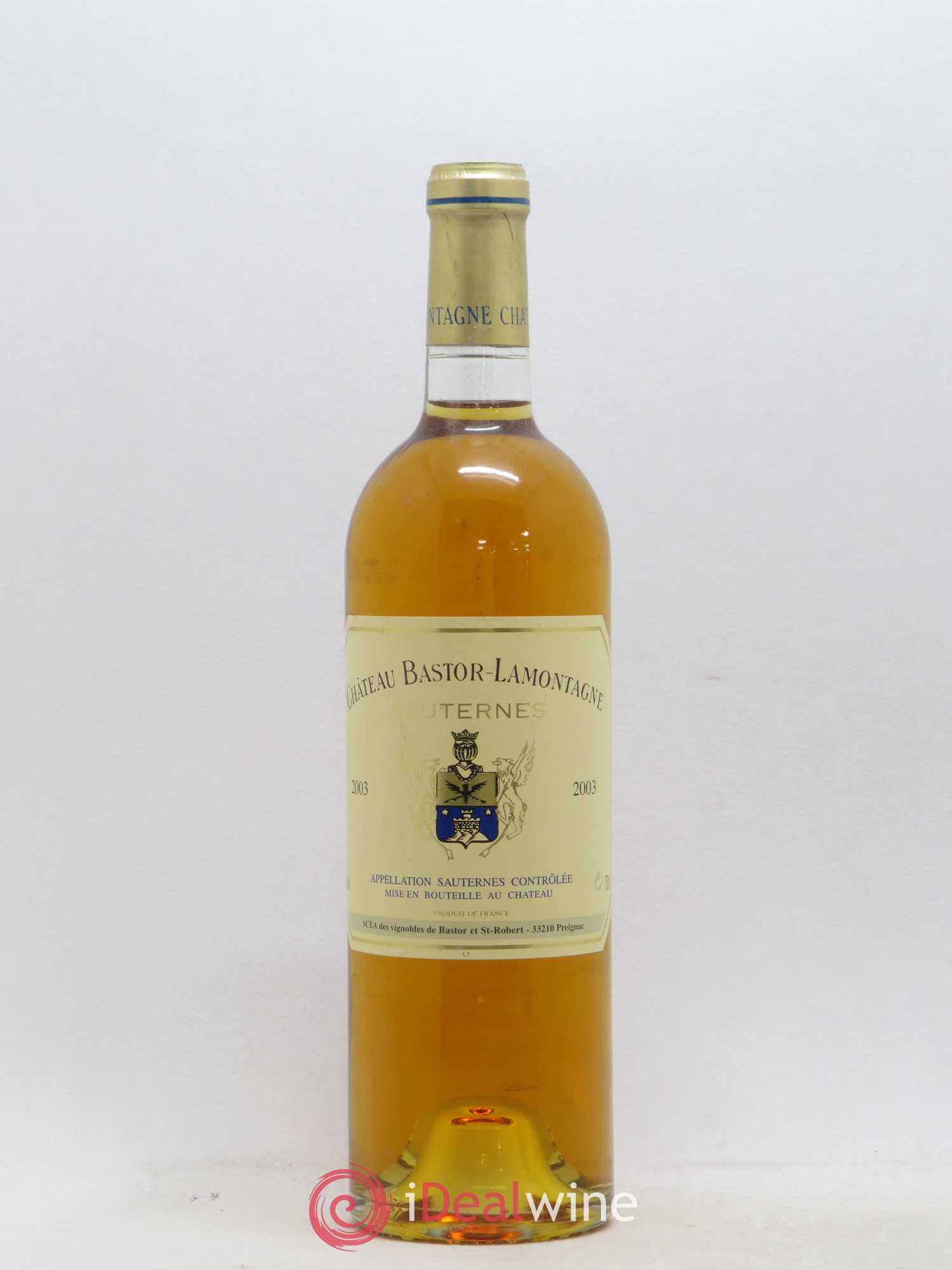 Château Bastor Lamontagne 2003 - Lotto di 1 bottiglia - 0