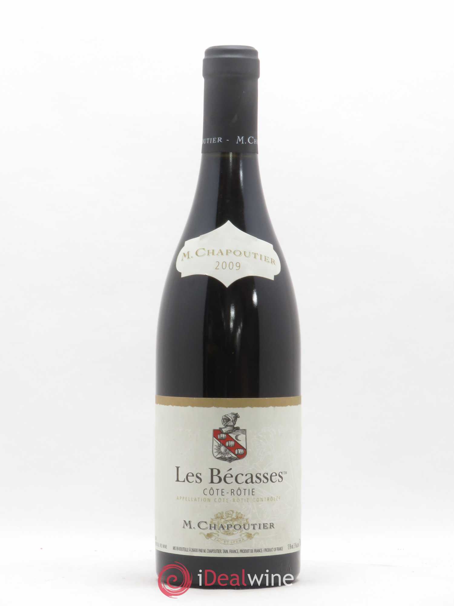 Côte-Rôtie Les Bécasses Chapoutier 2009 - Lot de 1 bouteille - 0