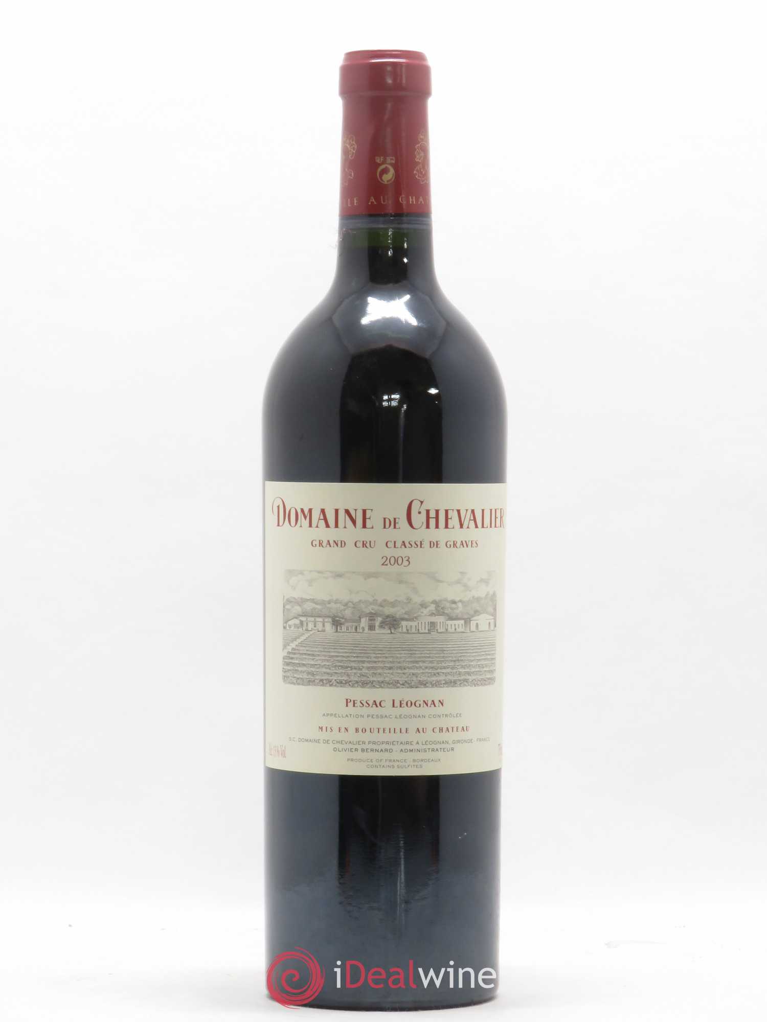 Domaine de Chevalier Cru Classé de Graves 2003 - Lot de 1 bouteille - 0