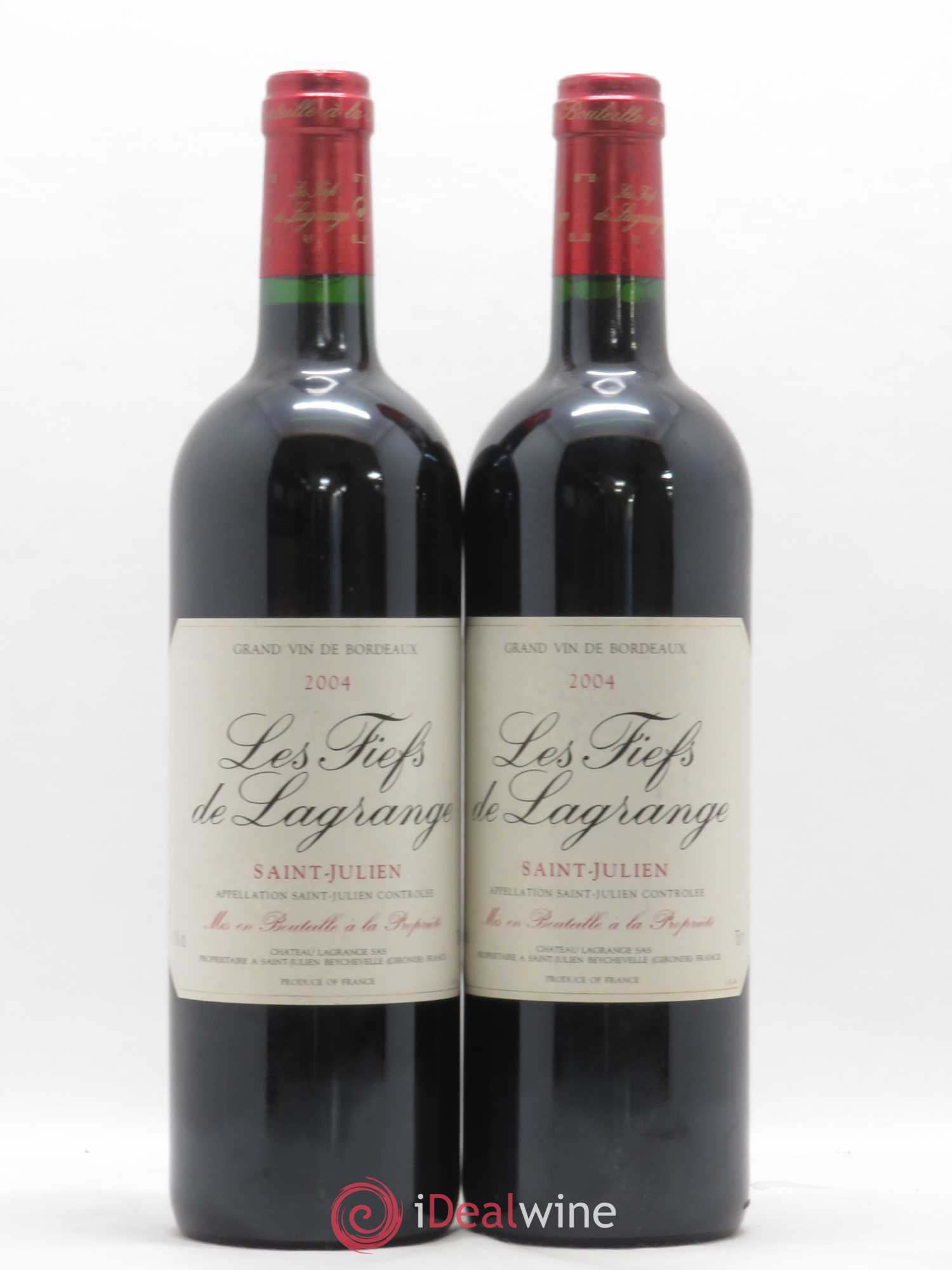 Les Fiefs de Lagrange Second Vin 2004 - Lot de 2 bouteilles - 0