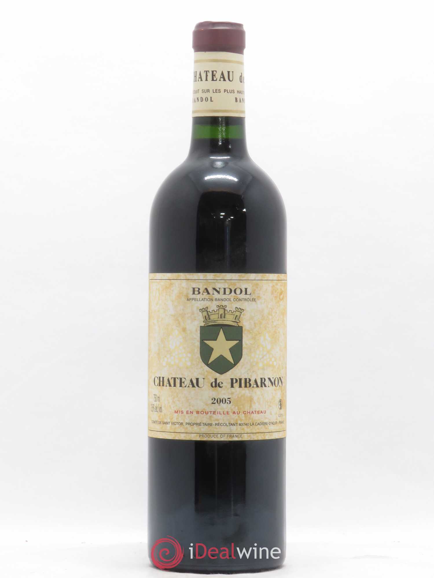 Bandol Château de Pibarnon Comte de Saint-Victor 2005 - Lot de 1 bouteille - 0