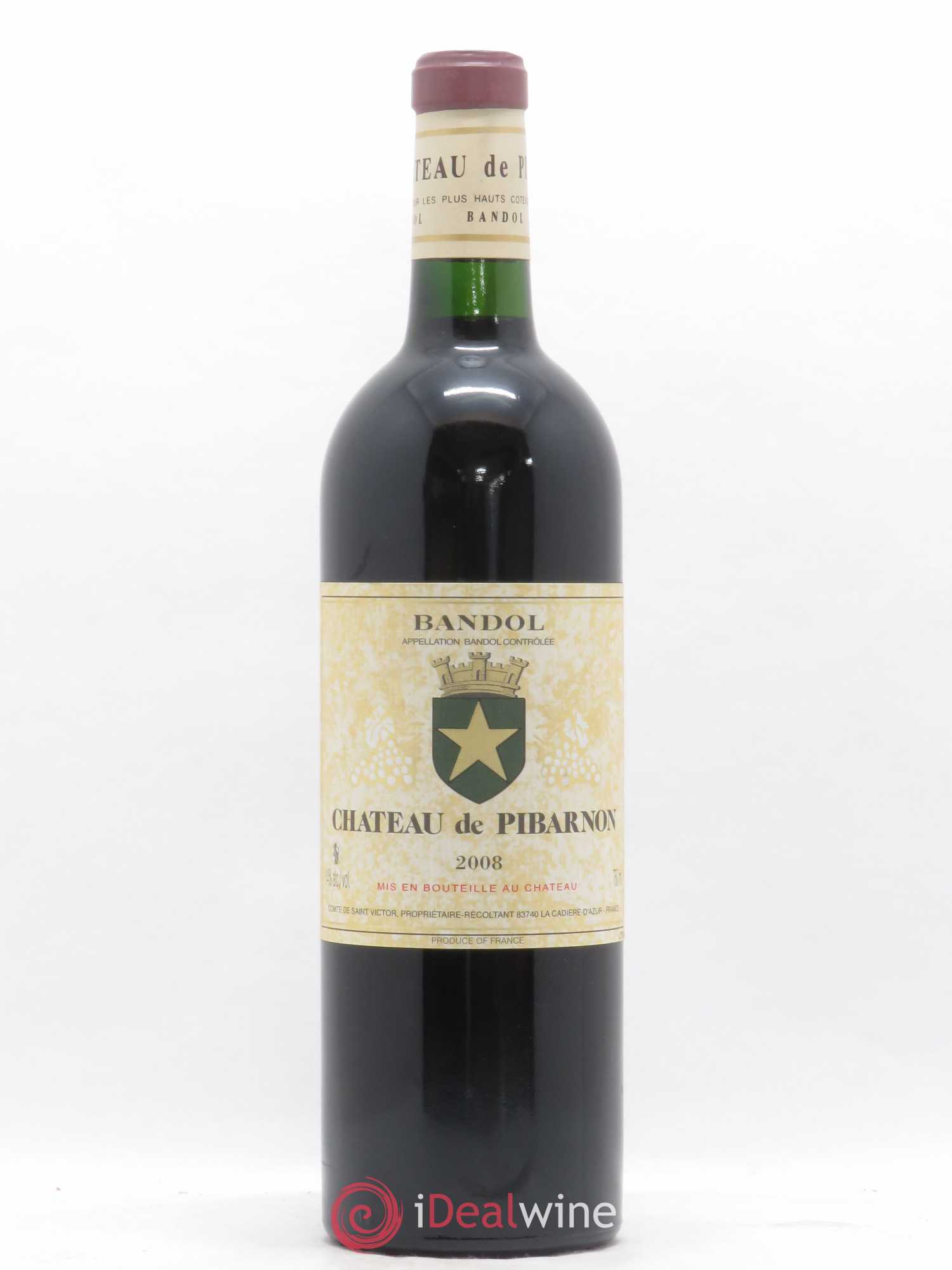 Bandol Château de Pibarnon Comte de Saint-Victor 2008 - Lot de 1 bouteille - 0