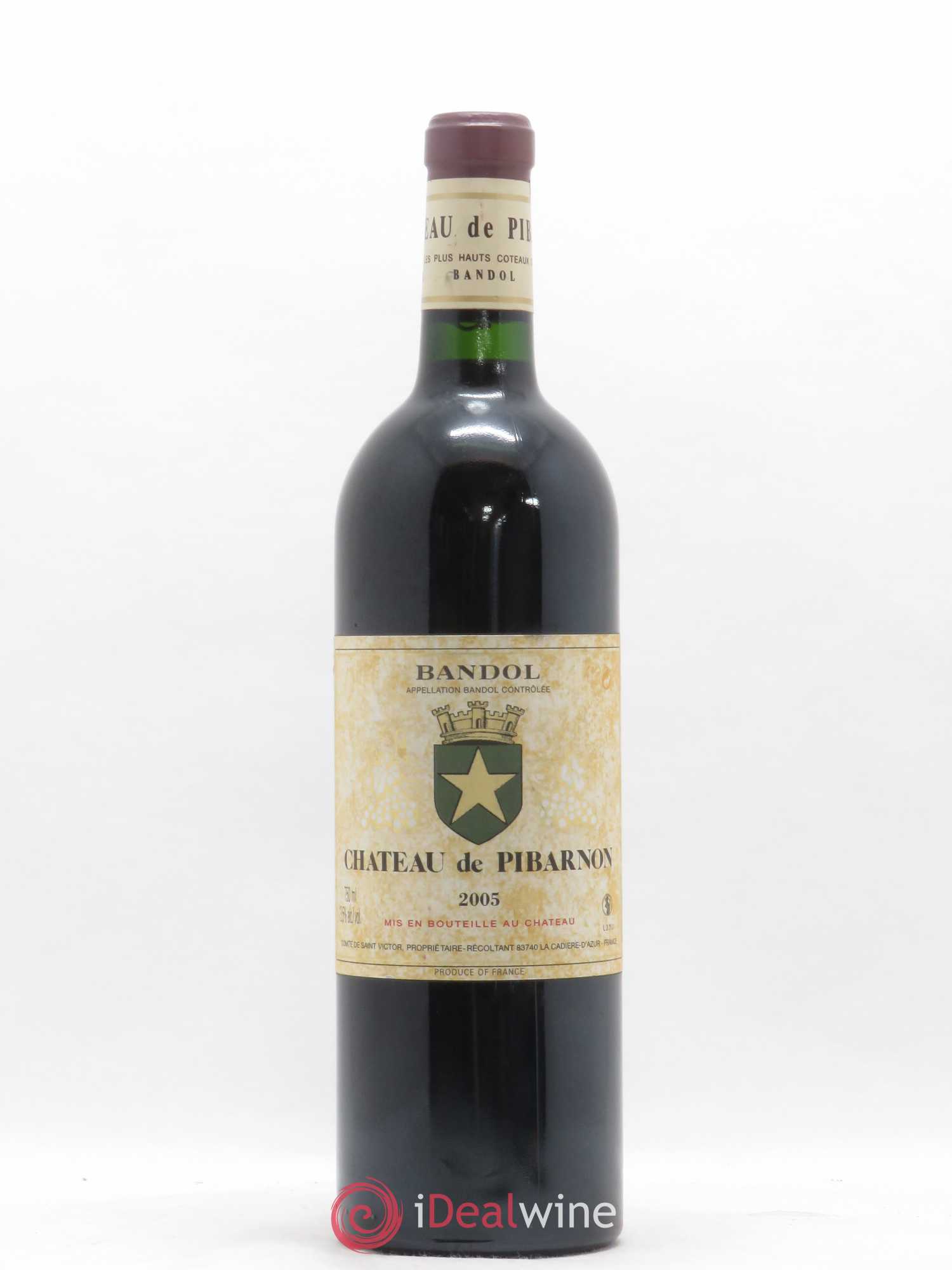 Bandol Château de Pibarnon Comte de Saint-Victor 2005 - Lot de 1 bouteille - 0