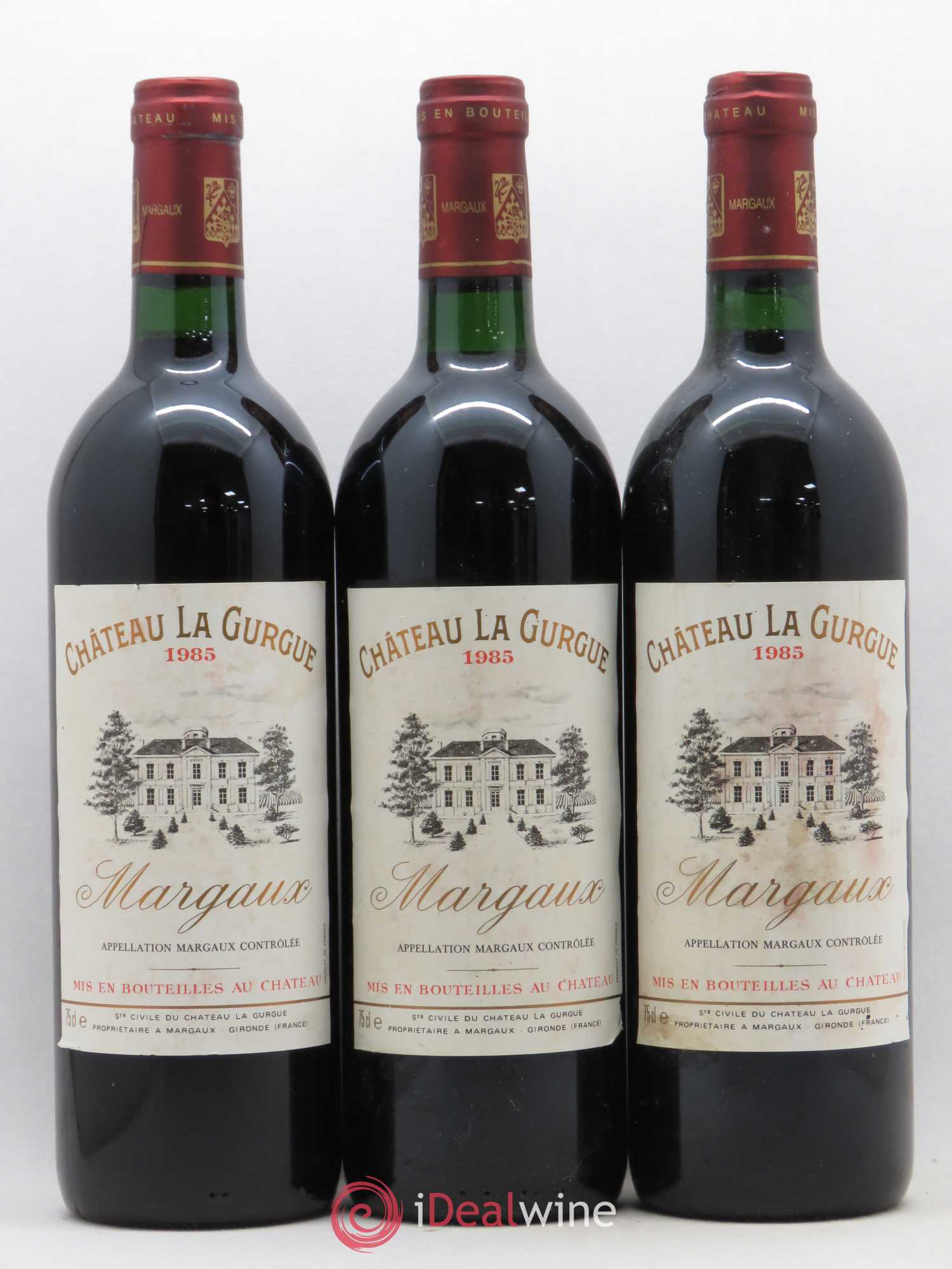 Château la Gurgue Cru Bourgeois 1985 - Lot de 6 bouteilles - 1
