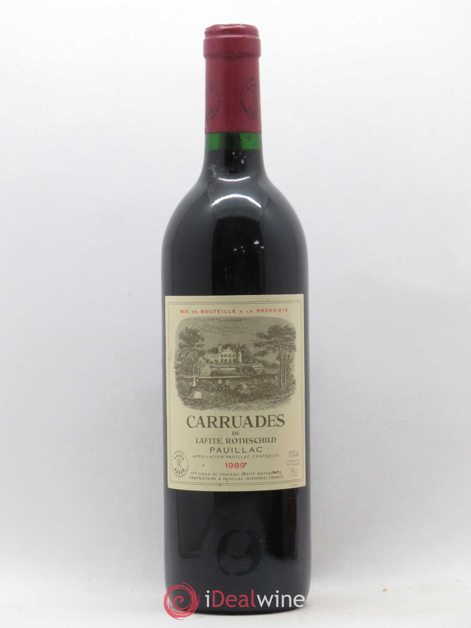 Carruades de Lafite Rothschild Second Vin 1989 - Lot de 1 bouteille - 0