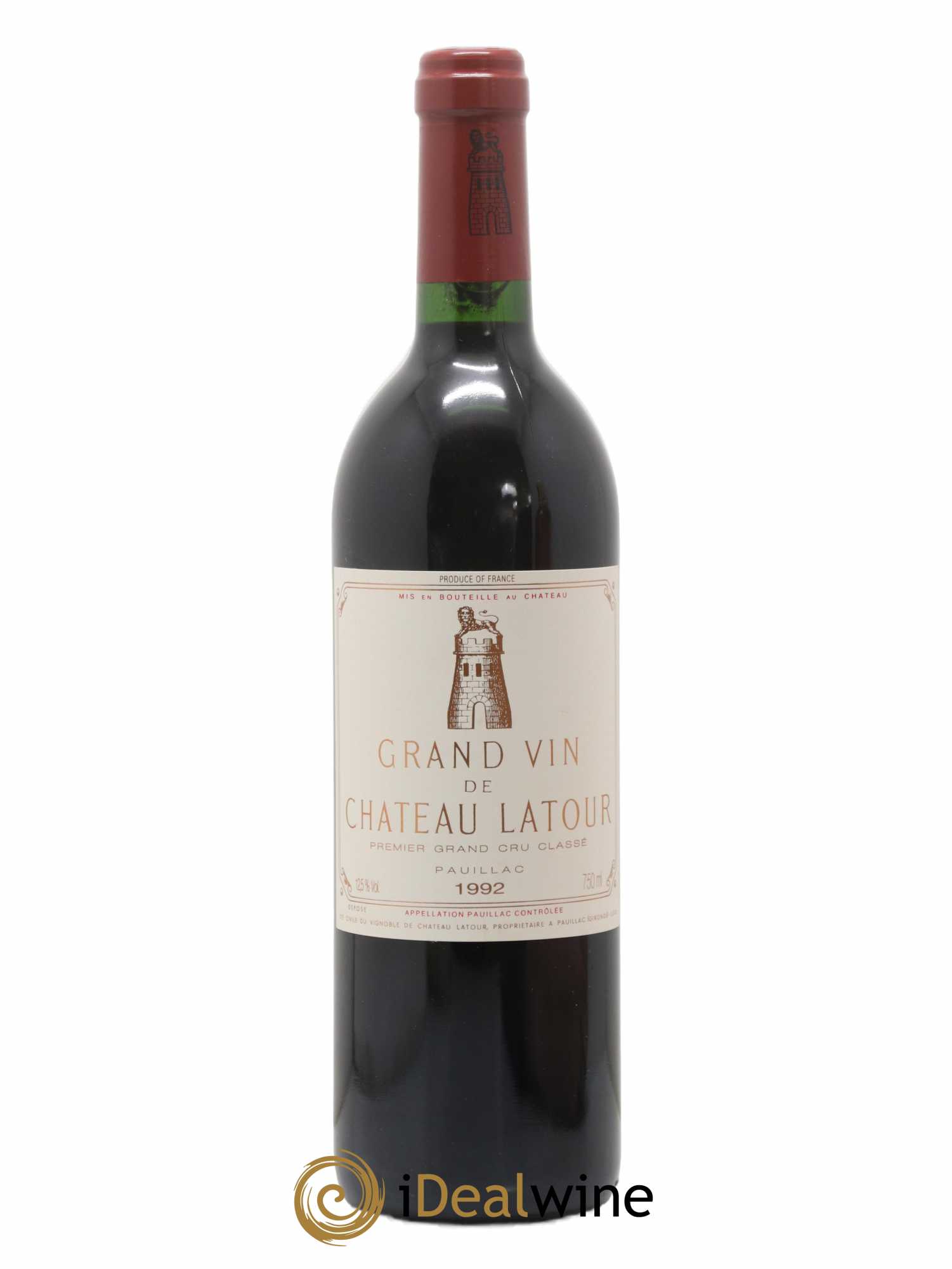 Château Latour 1er Grand Cru Classé 1992 - Lot de 1 bouteille - 0