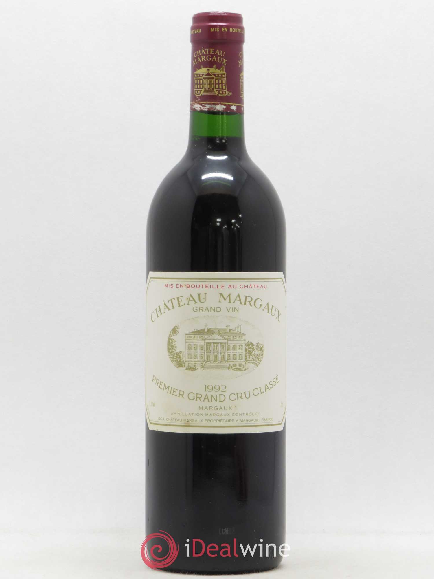 Château Margaux 1er Grand Cru Classé 1992 - Lot de 1 bouteille - 0