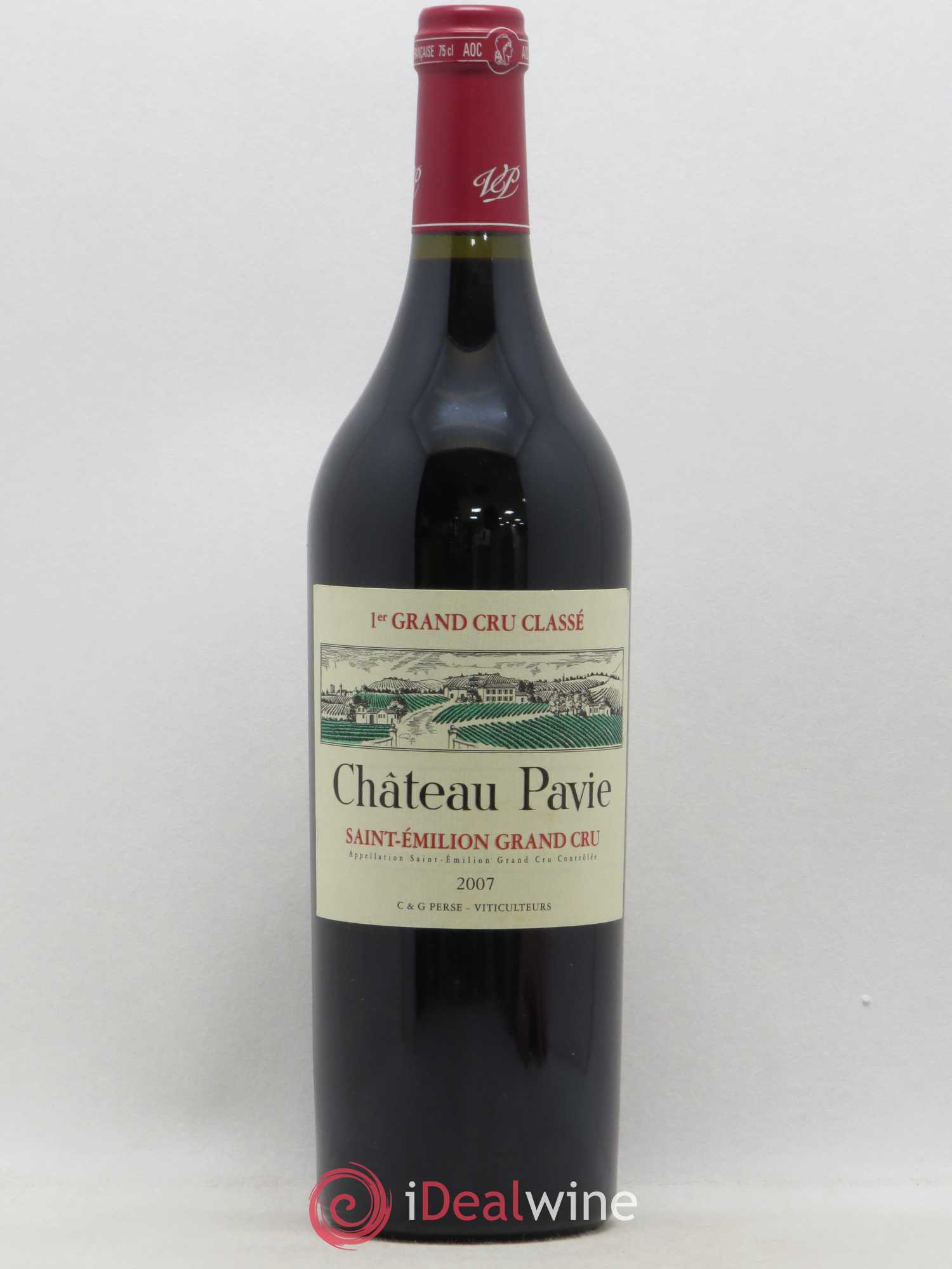 Château Pavie 1er Grand Cru Classé A 2007 - Lot de 1 bouteille - 0