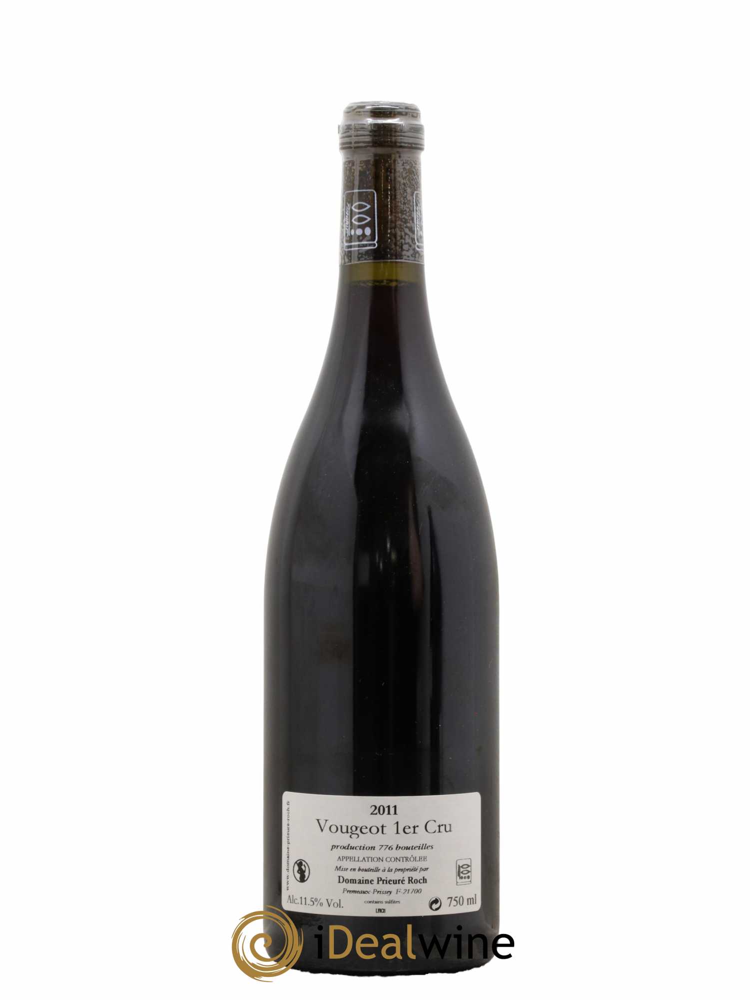 Vougeot 1er Cru Prieuré Roch 2011 - Lot de 1 bouteille - 1