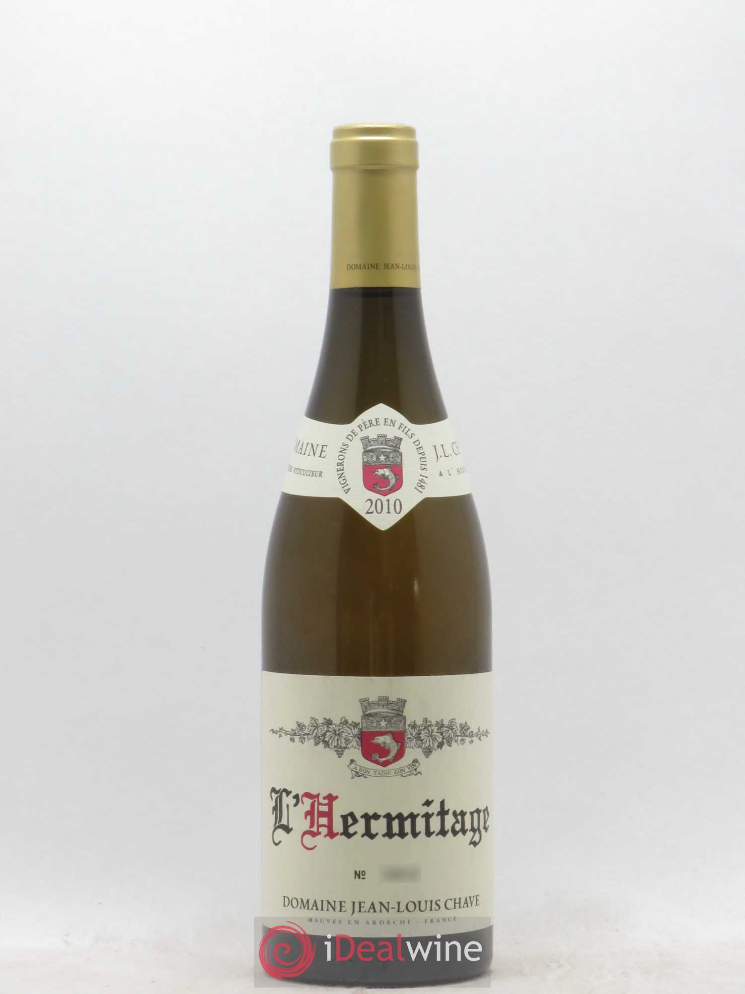 Hermitage Jean-Louis Chave 2010 - Lot de 1 bouteille - 0