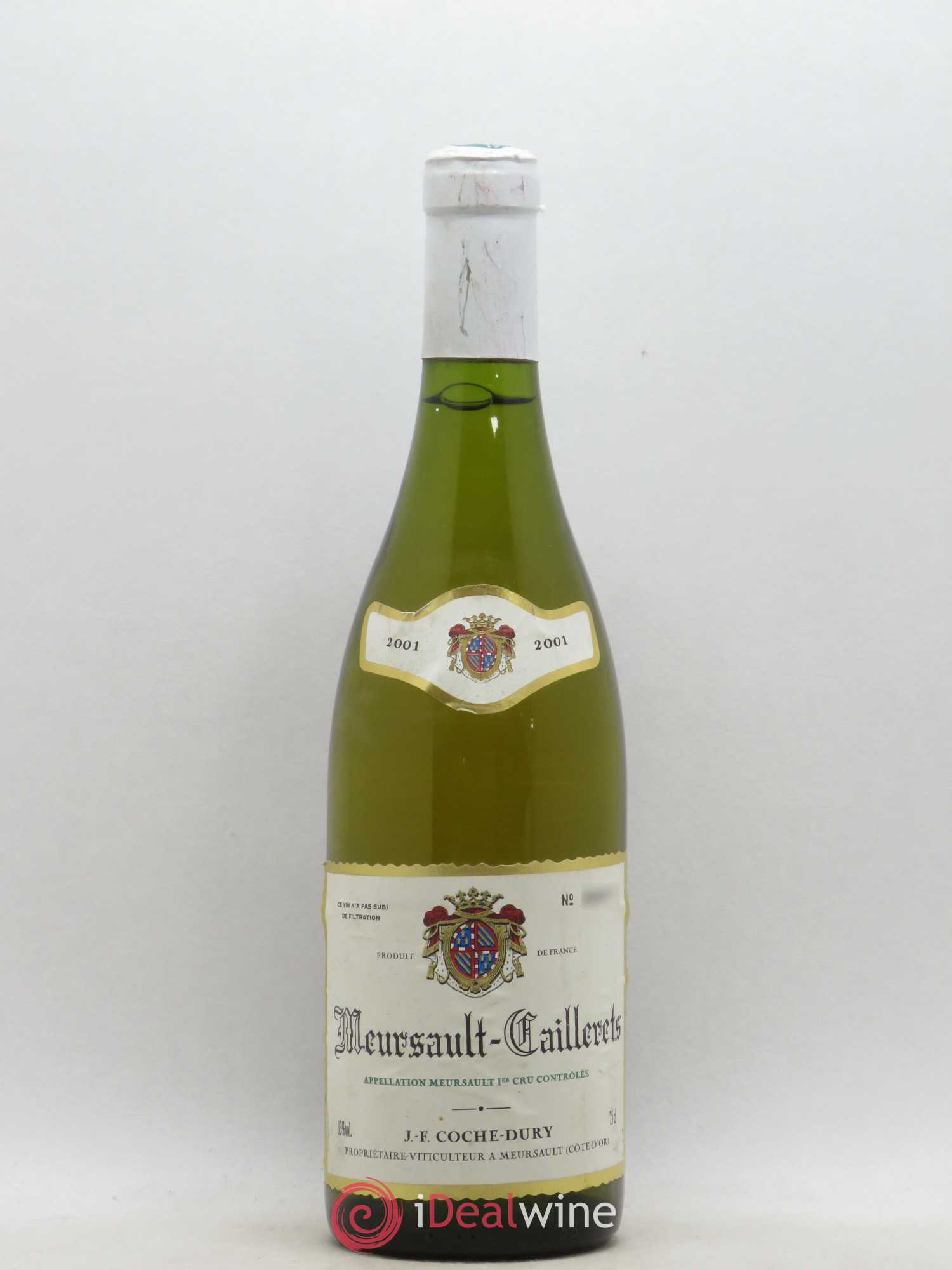 Meursault 1er Cru Caillerets Coche Dury (Domaine) 2001 - Lot de 1 bouteille - 0