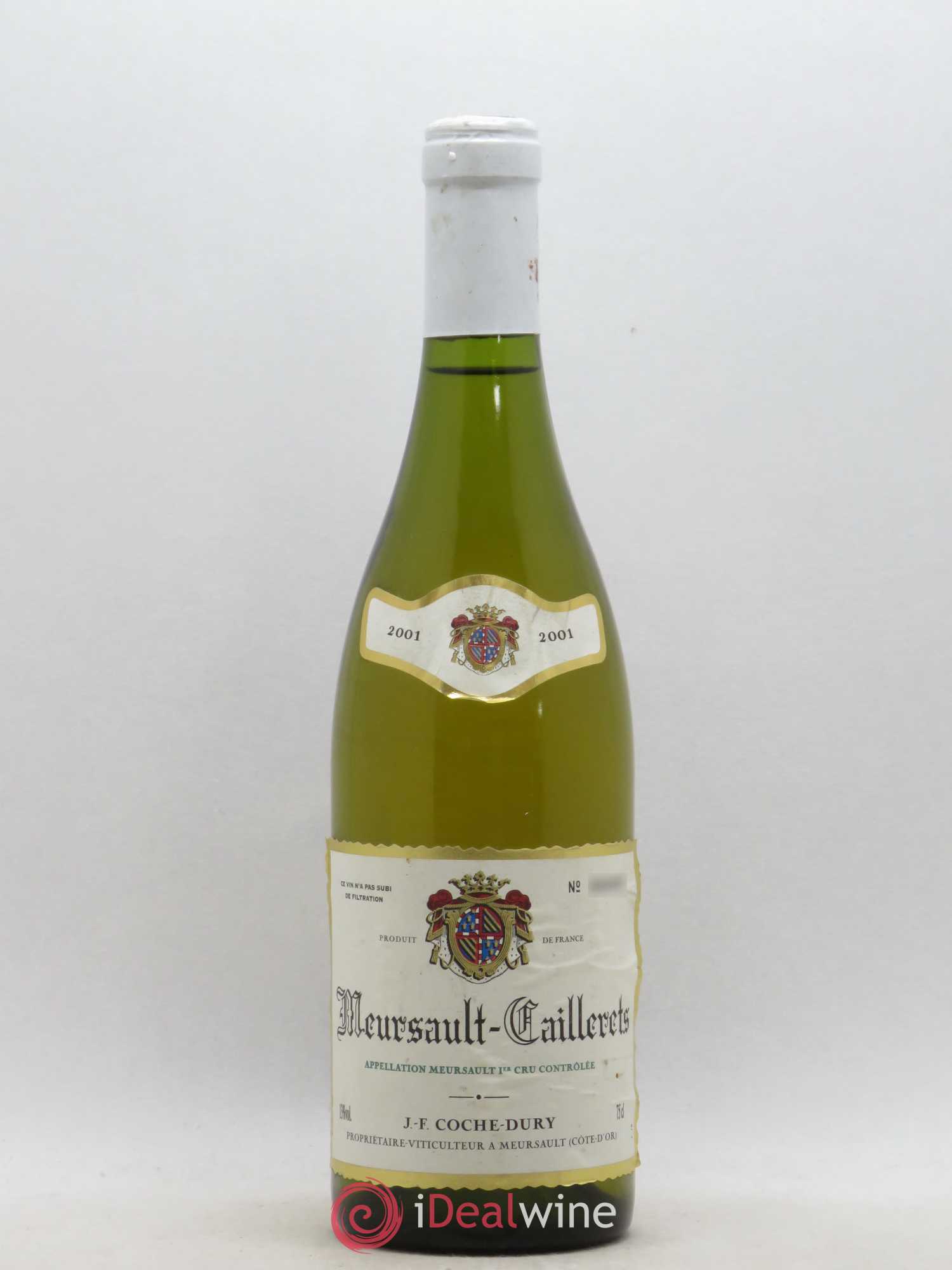 Meursault 1er Cru Caillerets Coche Dury (Domaine) 2001 - Lot de 1 bouteille - 0