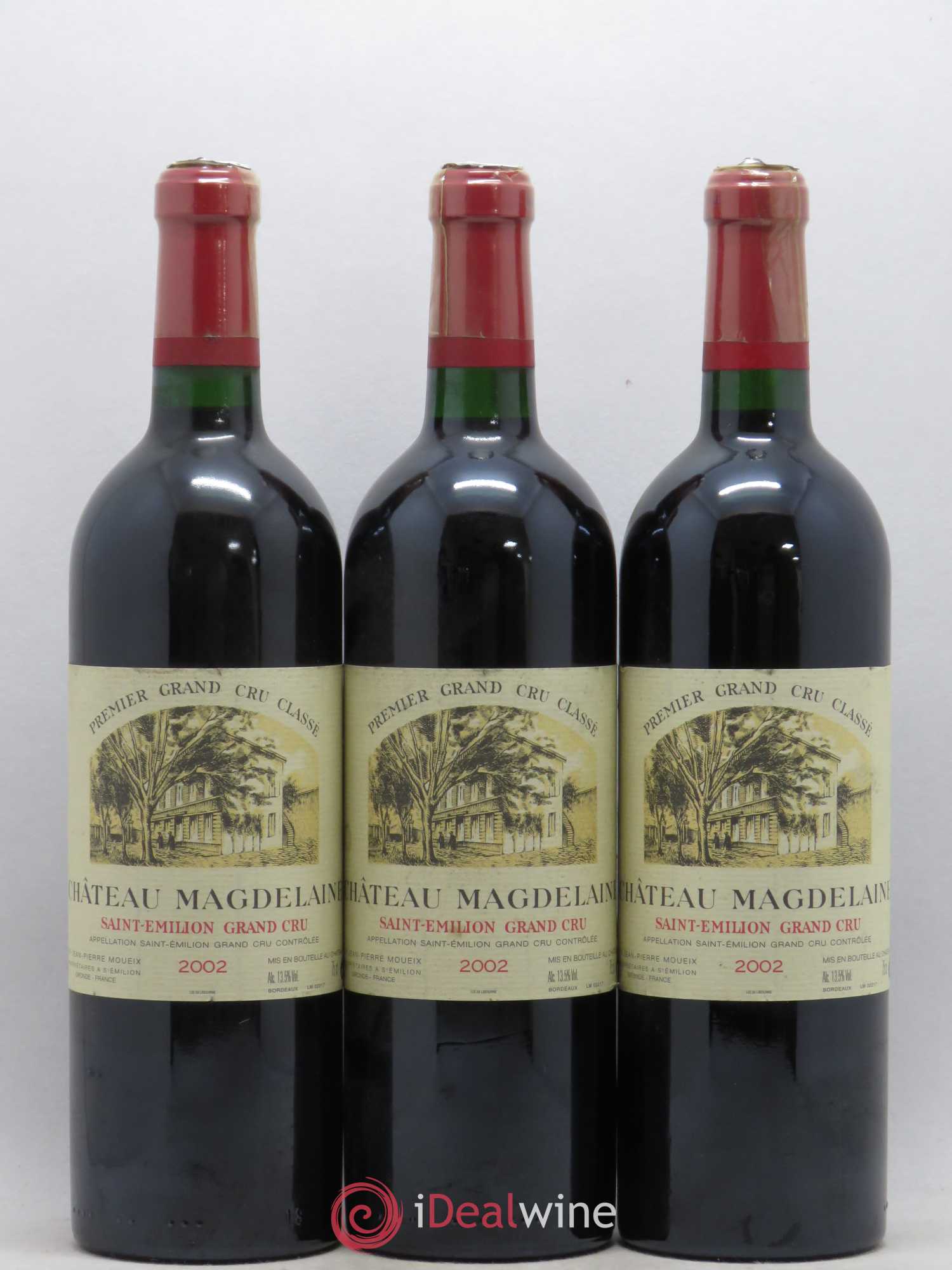 Château Magdelaine 2002 - Lot de 5 bouteilles - 1