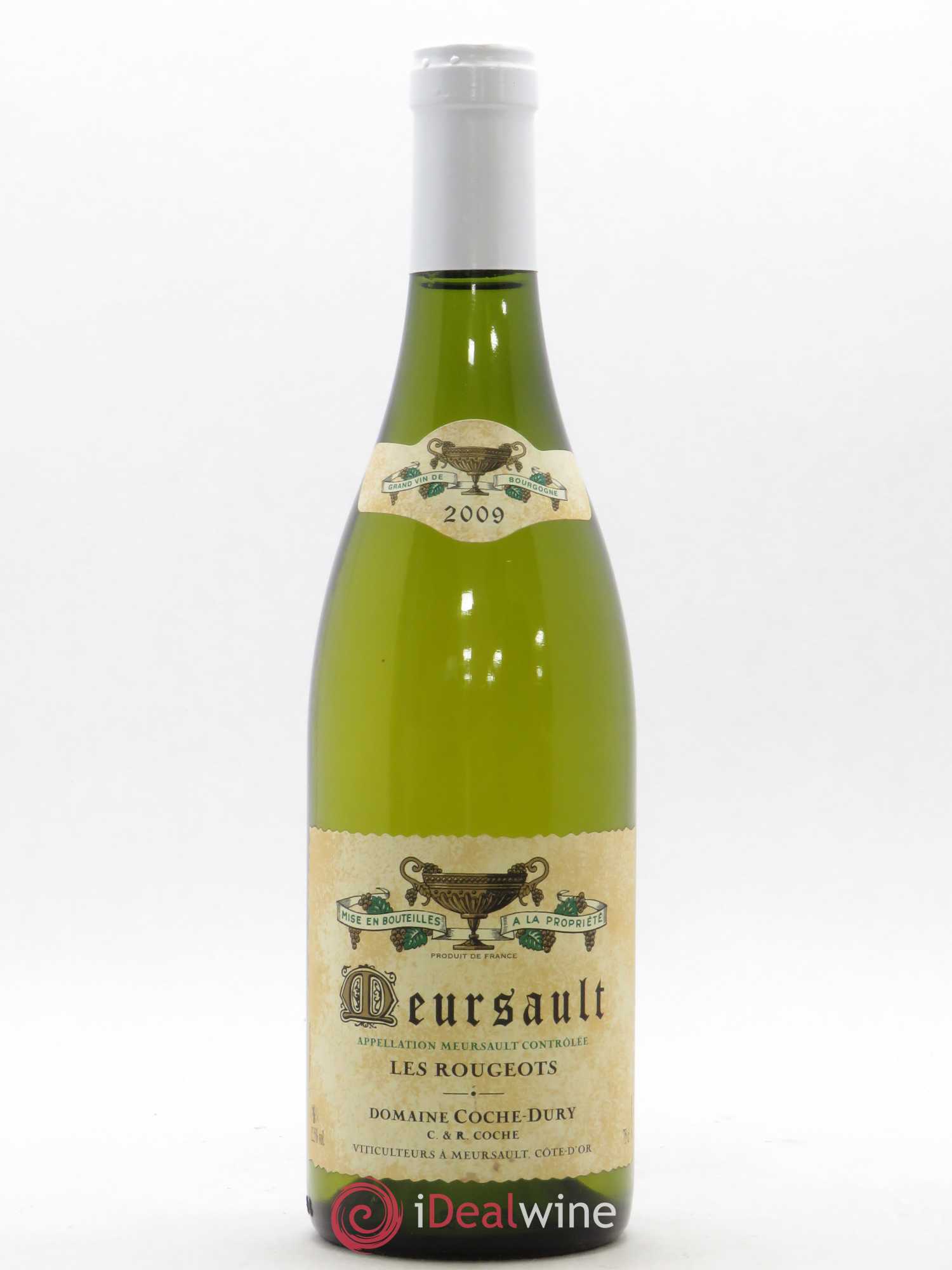Meursault Les Rougeots Coche Dury (Domaine) 2009 - Lot de 1 bouteille - 0