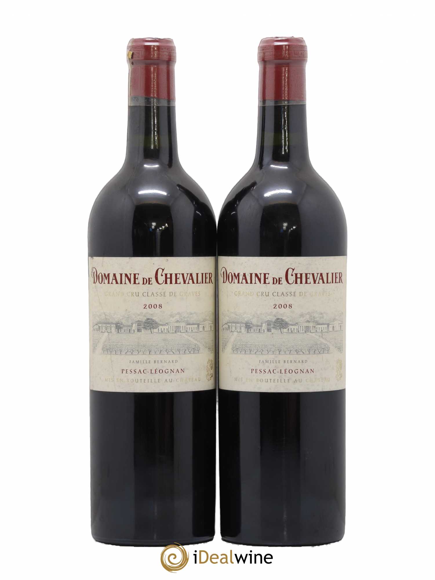 Domaine de Chevalier Cru Classé de Graves 2008 - Lot de 2 bouteilles - 0