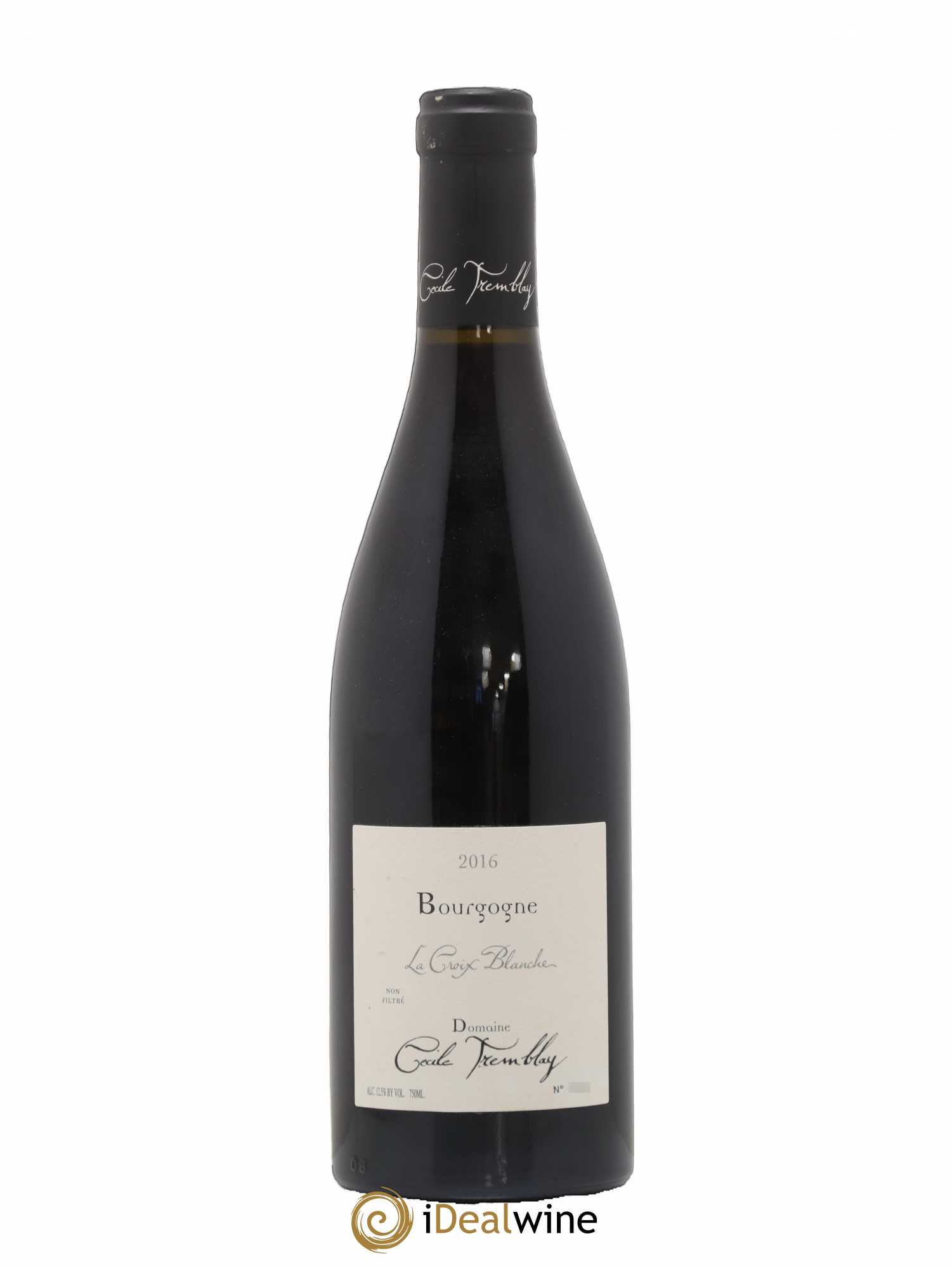 Bourgogne La Croix Blanche Cécile Tremblay 2016 - Lot de 1 bouteille - 0