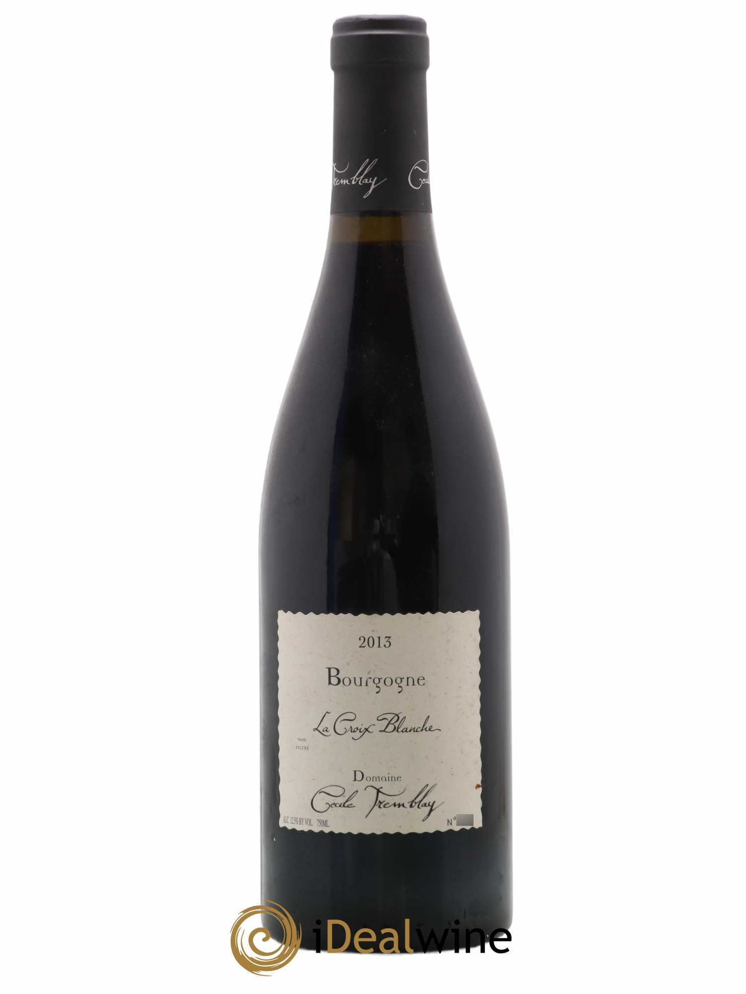 Bourgogne La Croix Blanche Cécile Tremblay 2013 - Lot de 1 bouteille - 0