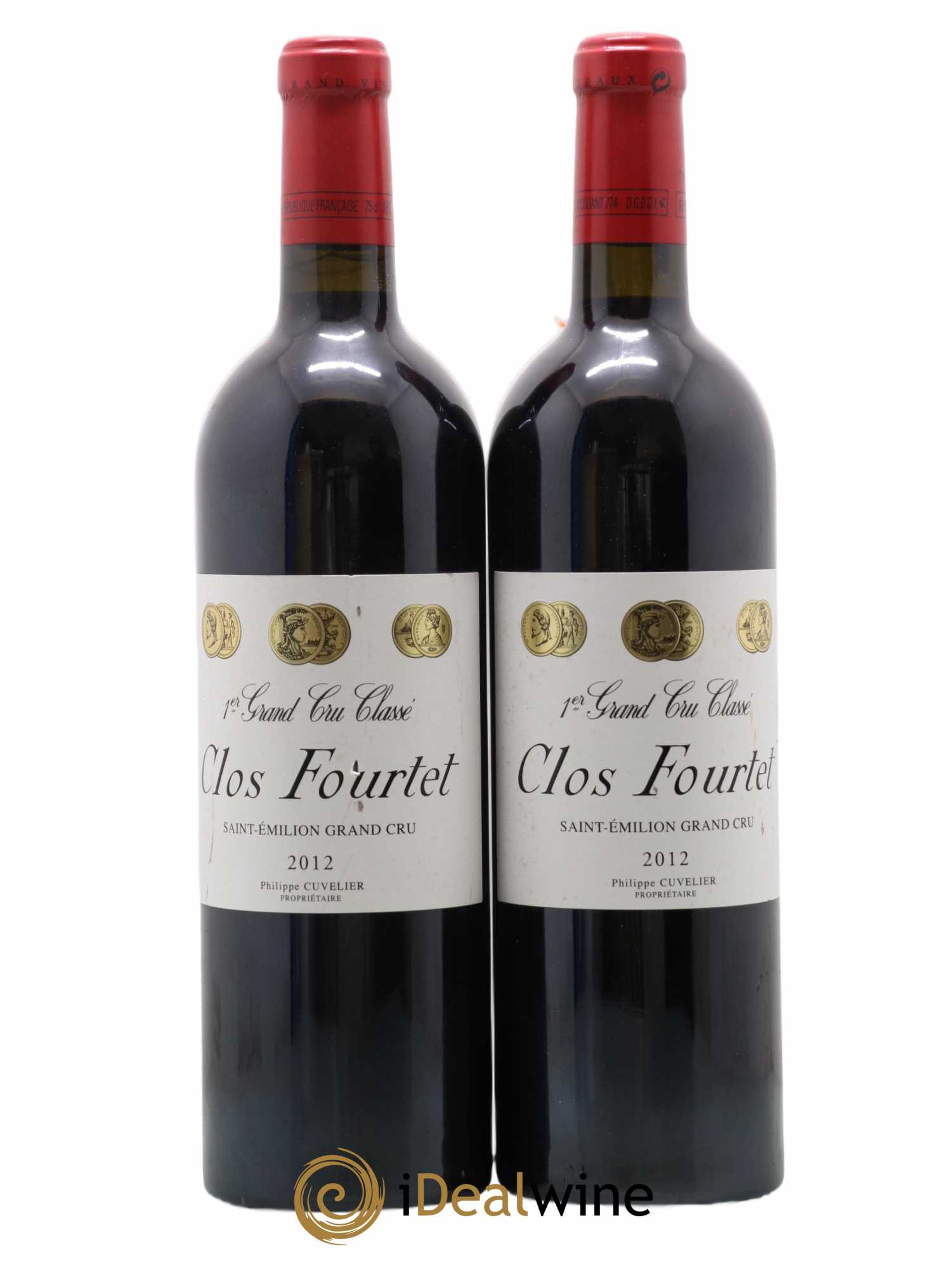 Clos Fourtet 1er Grand Cru Classé B 2012 - Lot de 2 bouteilles - 0
