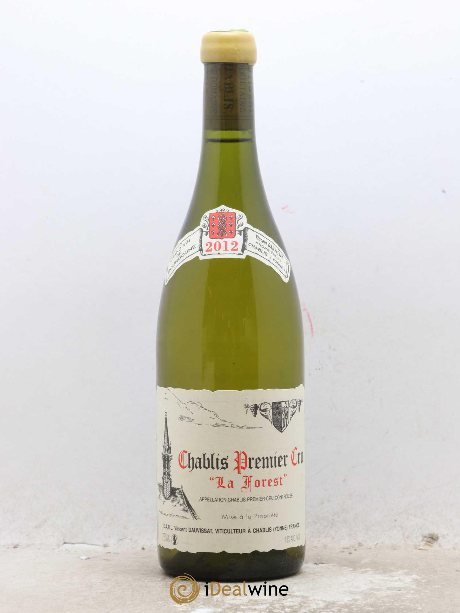Chablis 1er Cru La Forest Vincent Dauvissat (Domaine) 2012 - Lot de 1 bouteille - 0