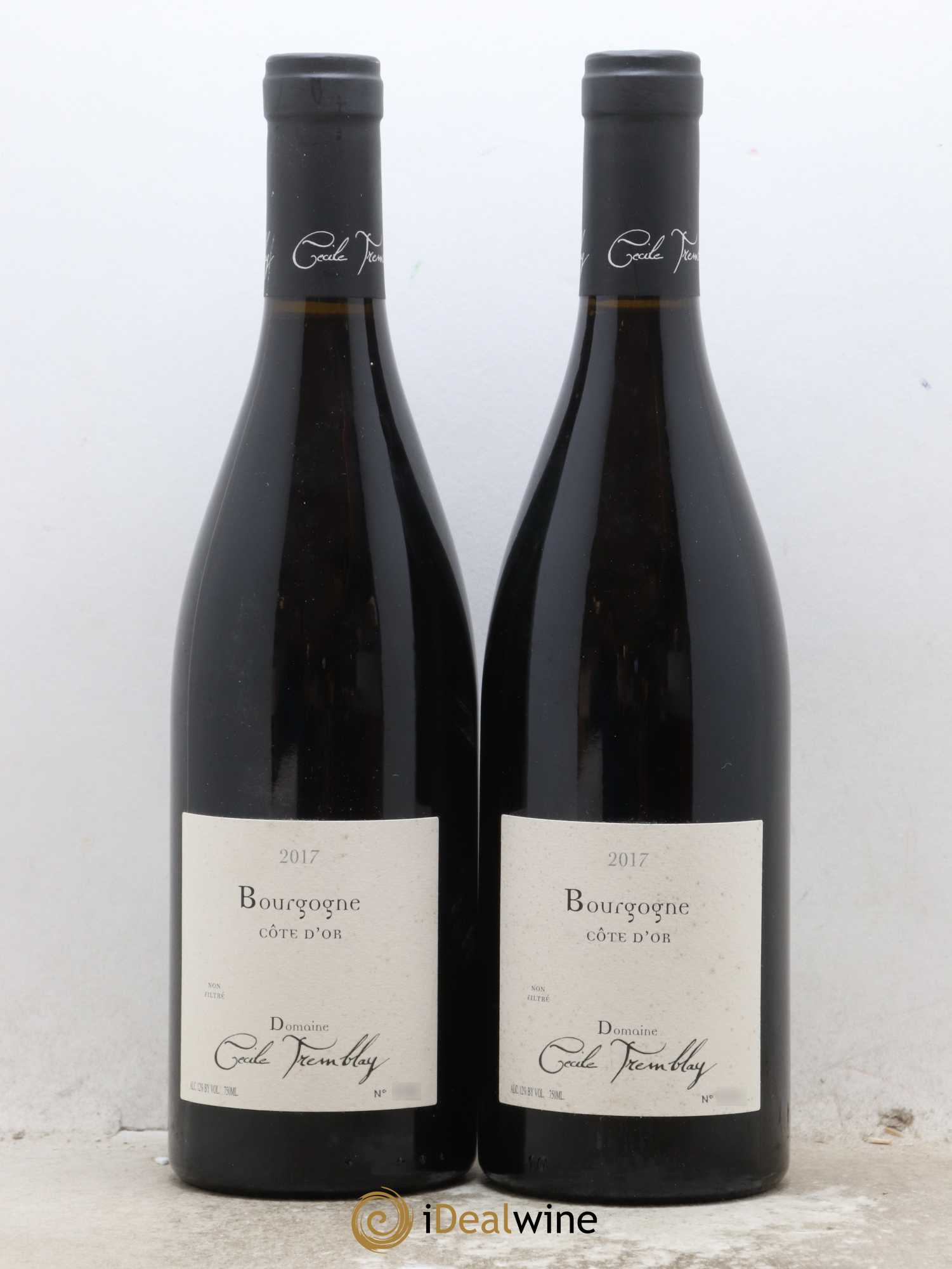 Bourgogne Côte-d'Or Cécile Tremblay 2017 - Lot de 2 bouteilles - 0
