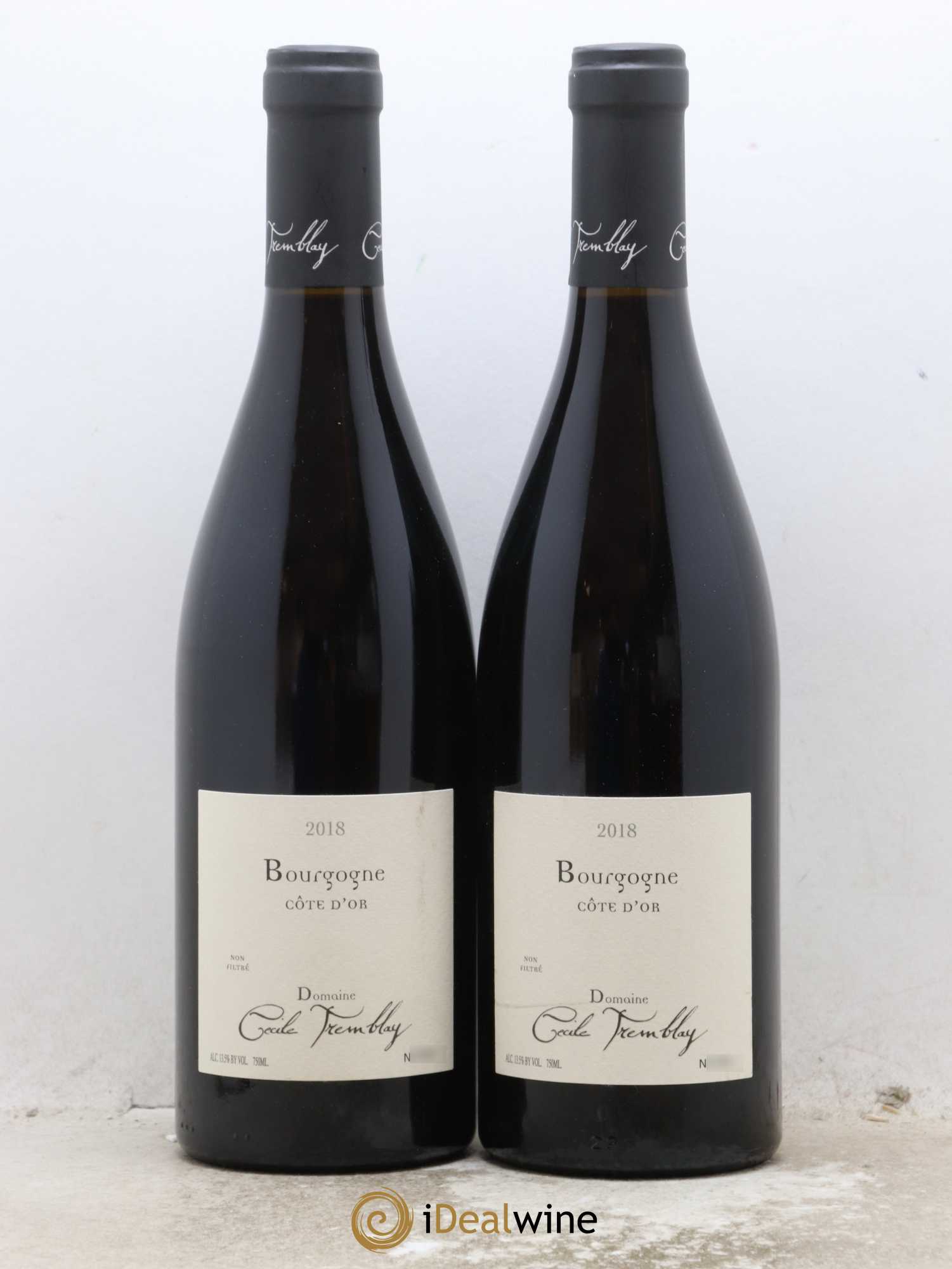 Bourgogne Côte-d'Or Cécile Tremblay 2018 - Lot de 2 bouteilles - 0