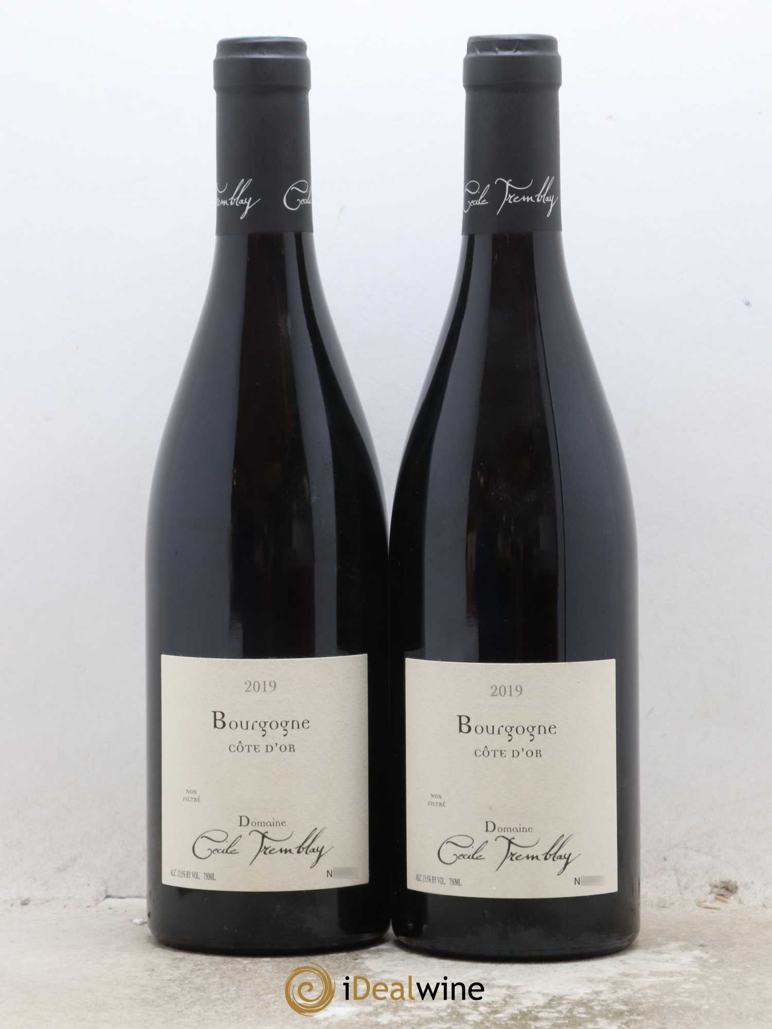 Bourgogne Côte-d'Or Cécile Tremblay 2019 - Lot de 2 bouteilles - 0
