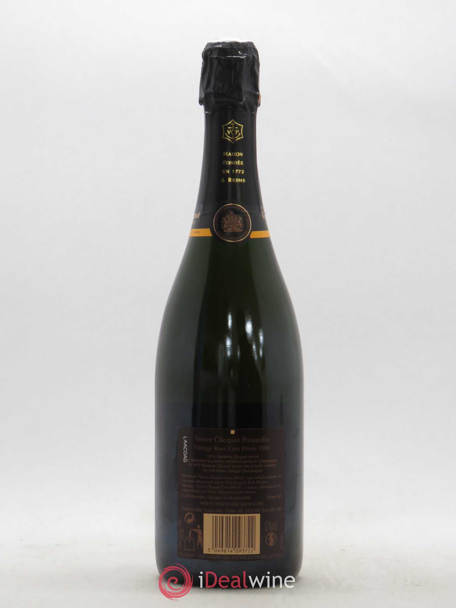 Champagne - Veuve Clicquot Ponsardin Cave Privée 1989 - Posten von 1 Flasche - 1