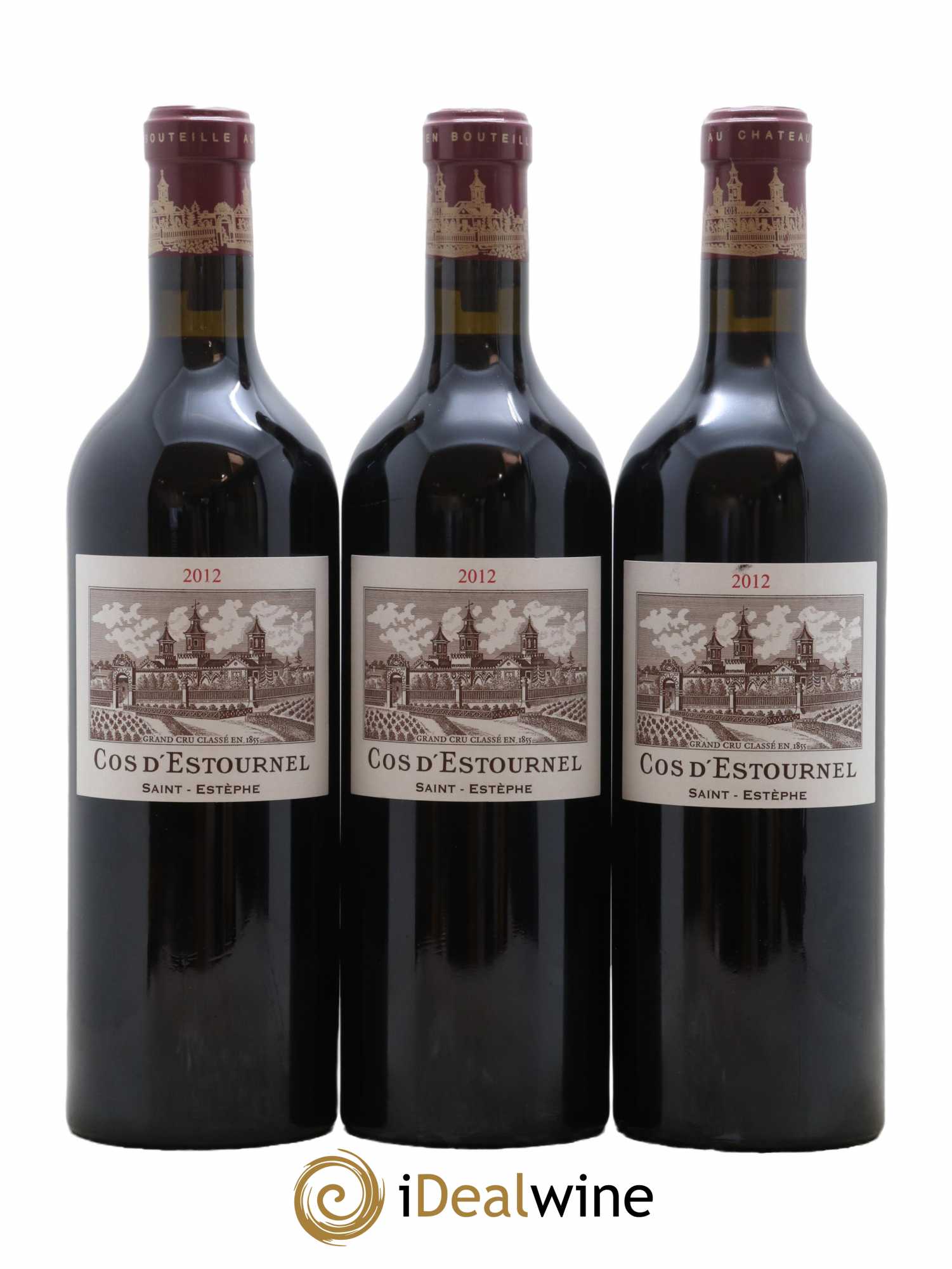 Cos d'Estournel 2ème Grand Cru Classé 2012 - Lot de 3 bouteilles - 0