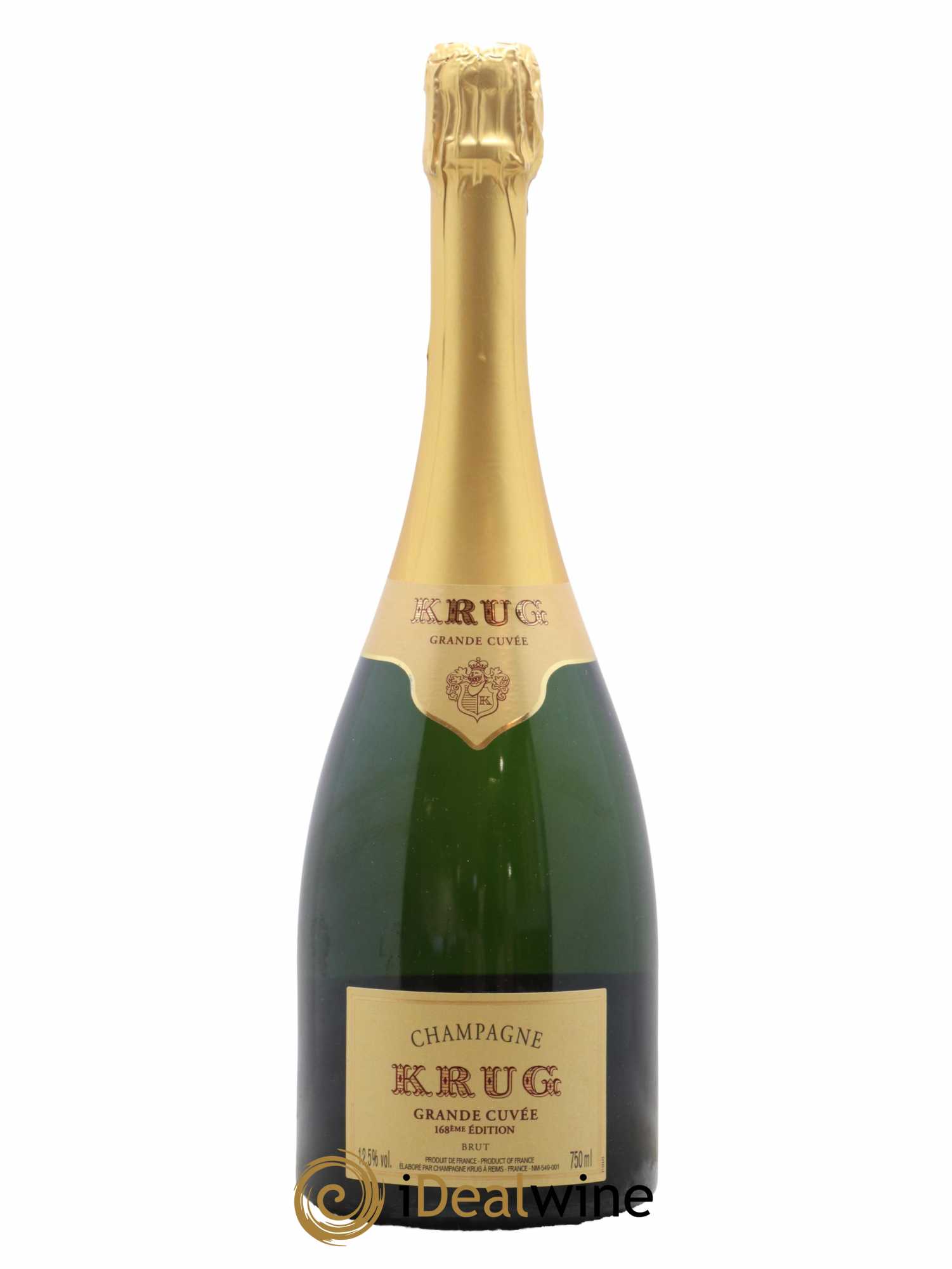 Grande Cuvée - 168ème édition Krug - Lot de 1 bouteille - 0