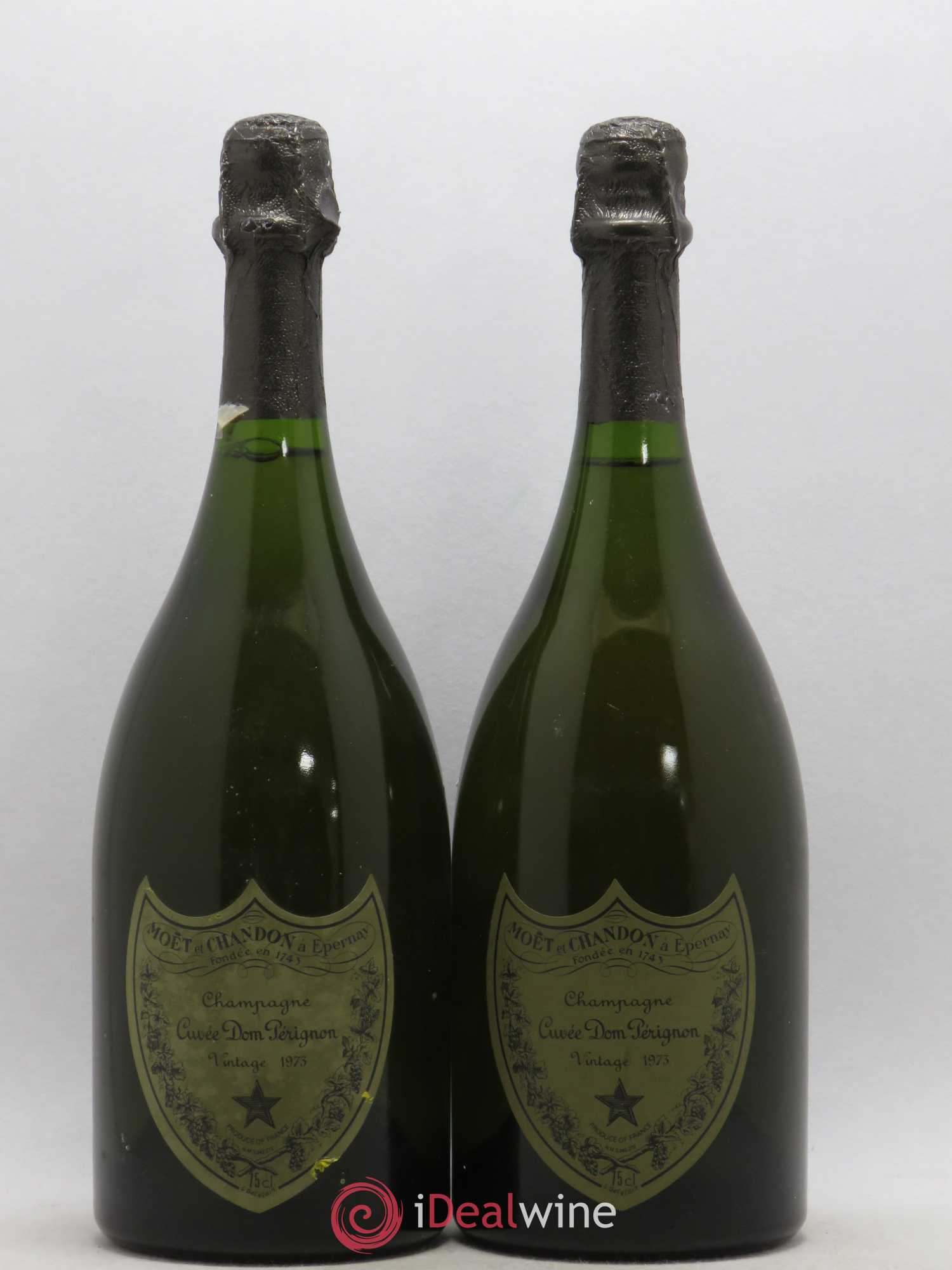 Brut Dom Pérignon 1973 - Lot de 2 bouteilles - 0