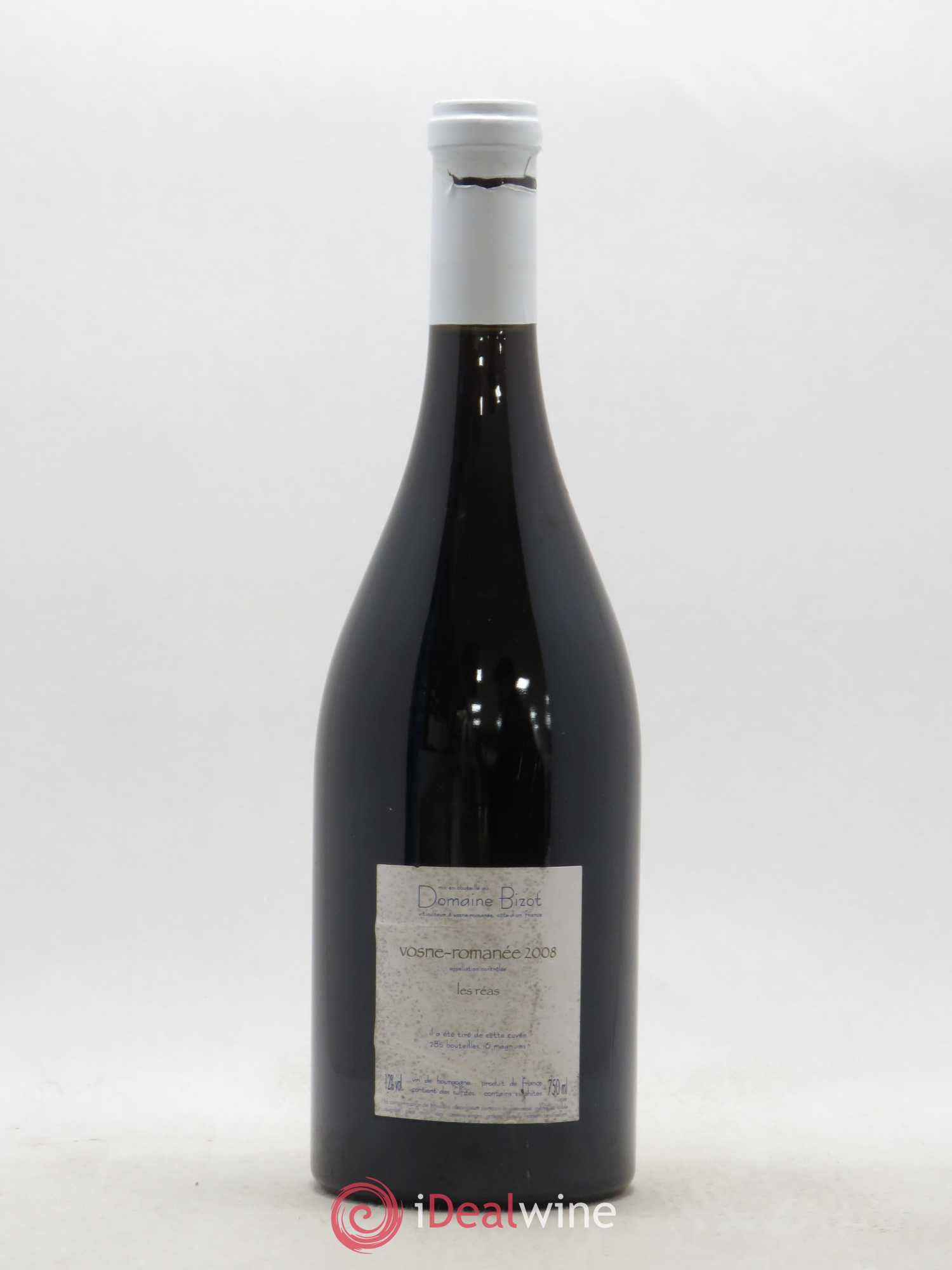 Vosne-Romanée Les Réas Bizot (Domaine) 2008 - Lot de 1 bouteille - 1