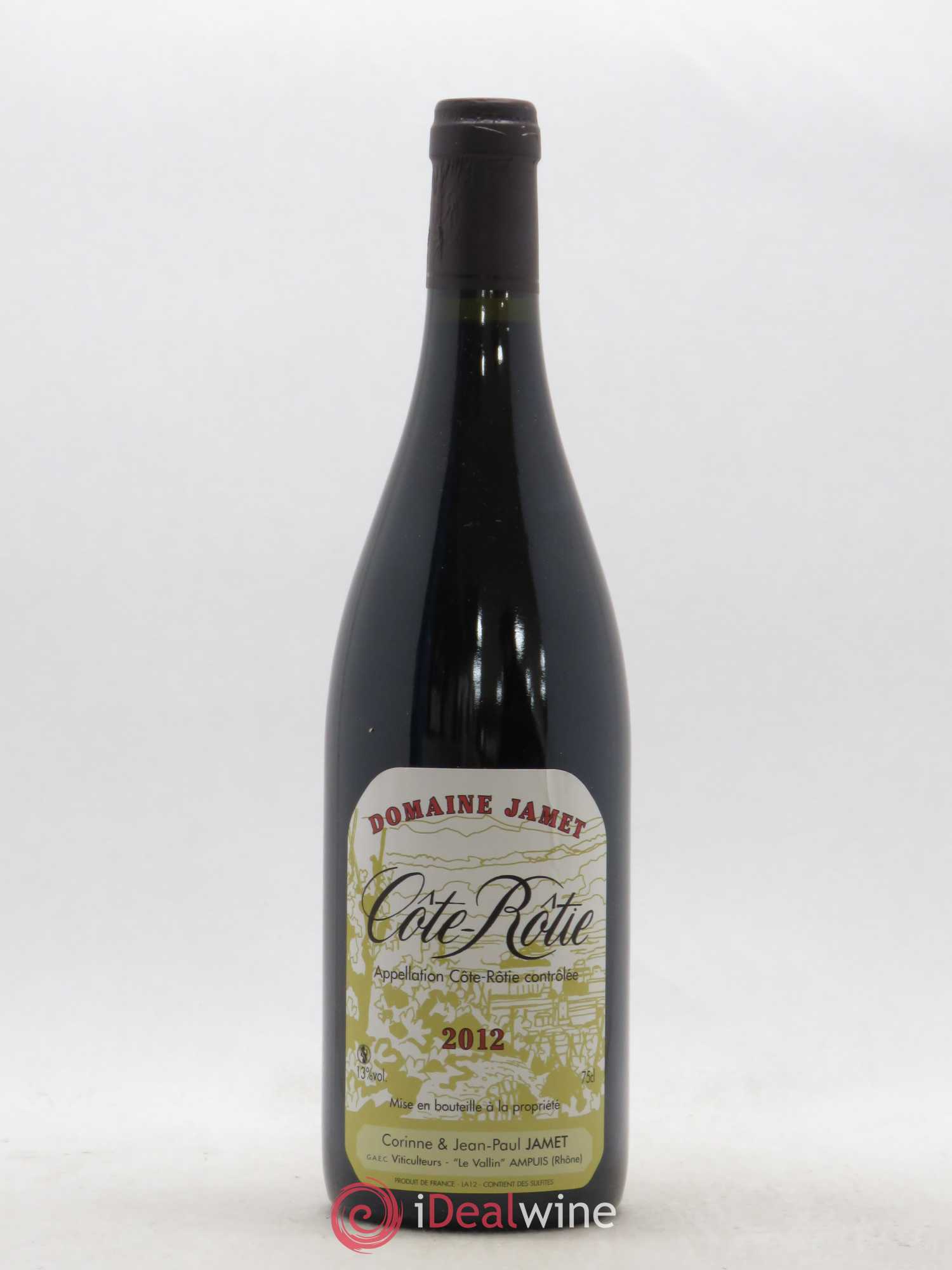Côte-Rôtie Jamet (Domaine) 2012 - Lot de 1 bouteille - 0