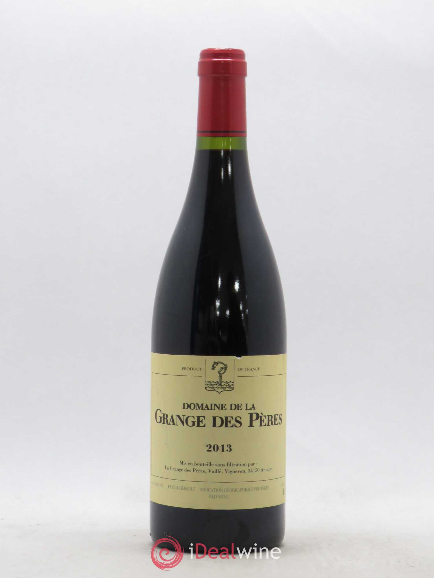 Pays d'Hérault Grange des Pères Laurent Vaillé 2013 - Lot de 1 bouteille - 0