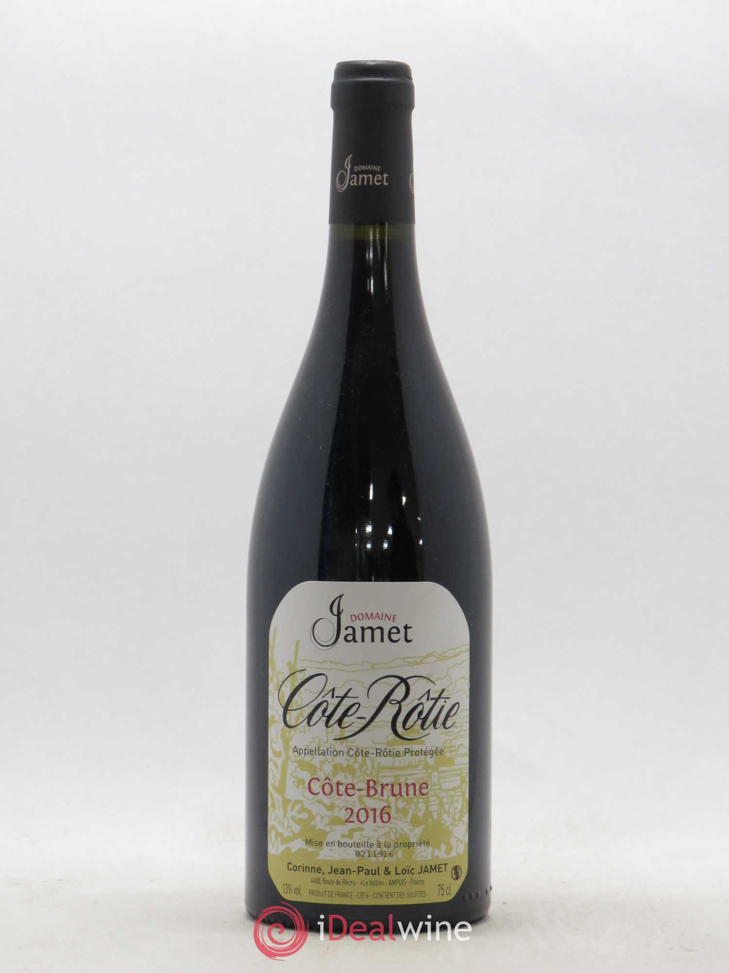 Côte-Rôtie Côte Brune Jamet (Domaine) 2016 - Lot de 1 bouteille - 0