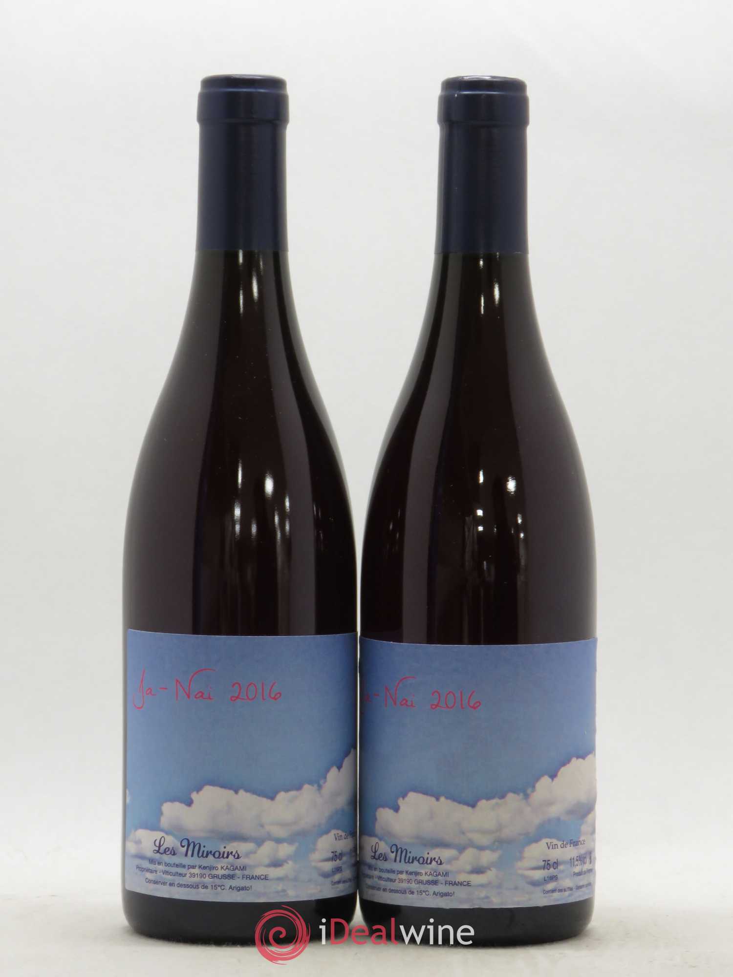 Vin de France Ja Nai Les Saugettes Kenjiro Kagami - Domaine des Miroirs 2016 - Lot de 2 bouteilles - 0