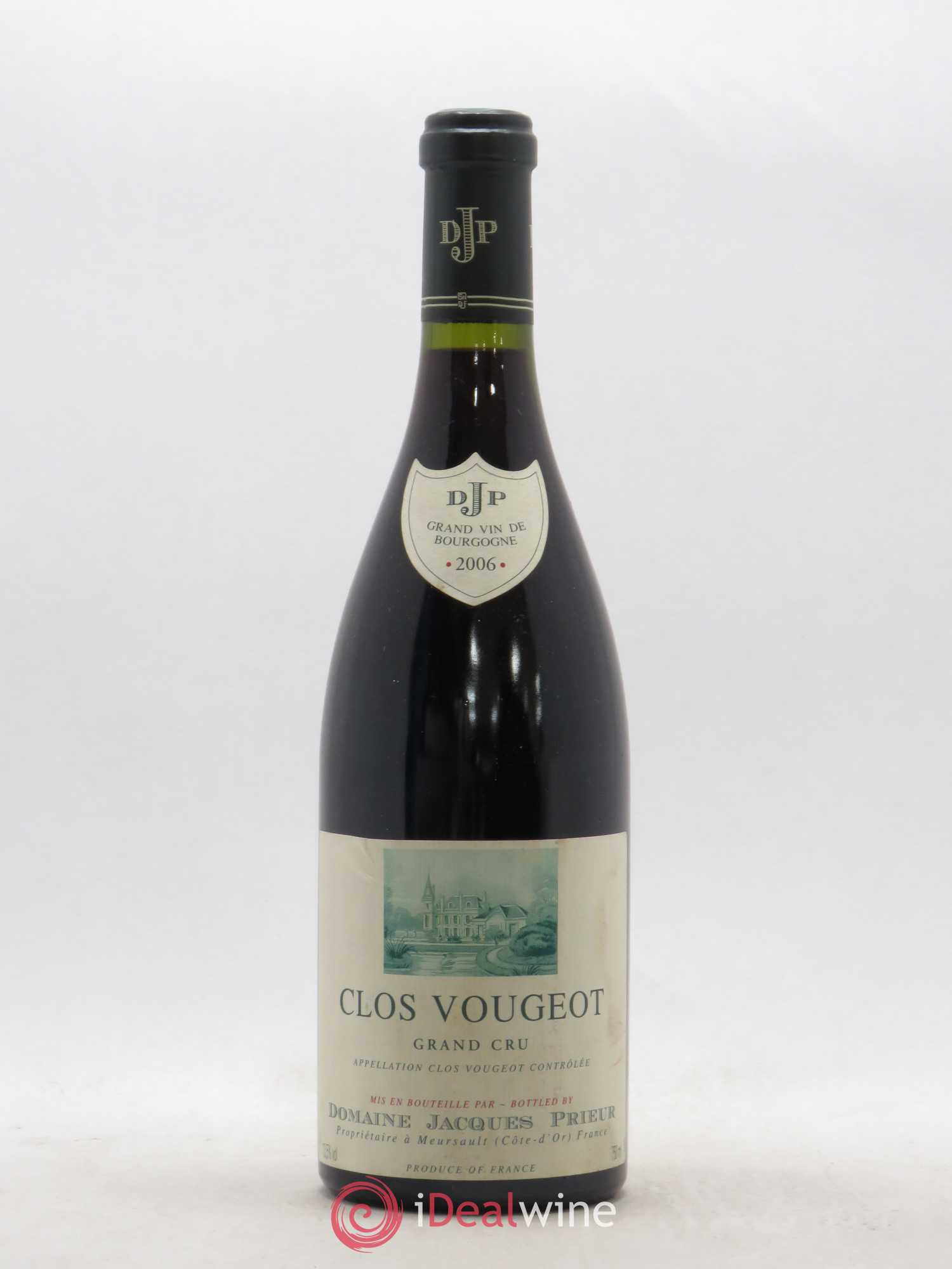 Clos de Vougeot Grand Cru Jacques Prieur (Domaine) 2006 - Lot de 1 bouteille - 0