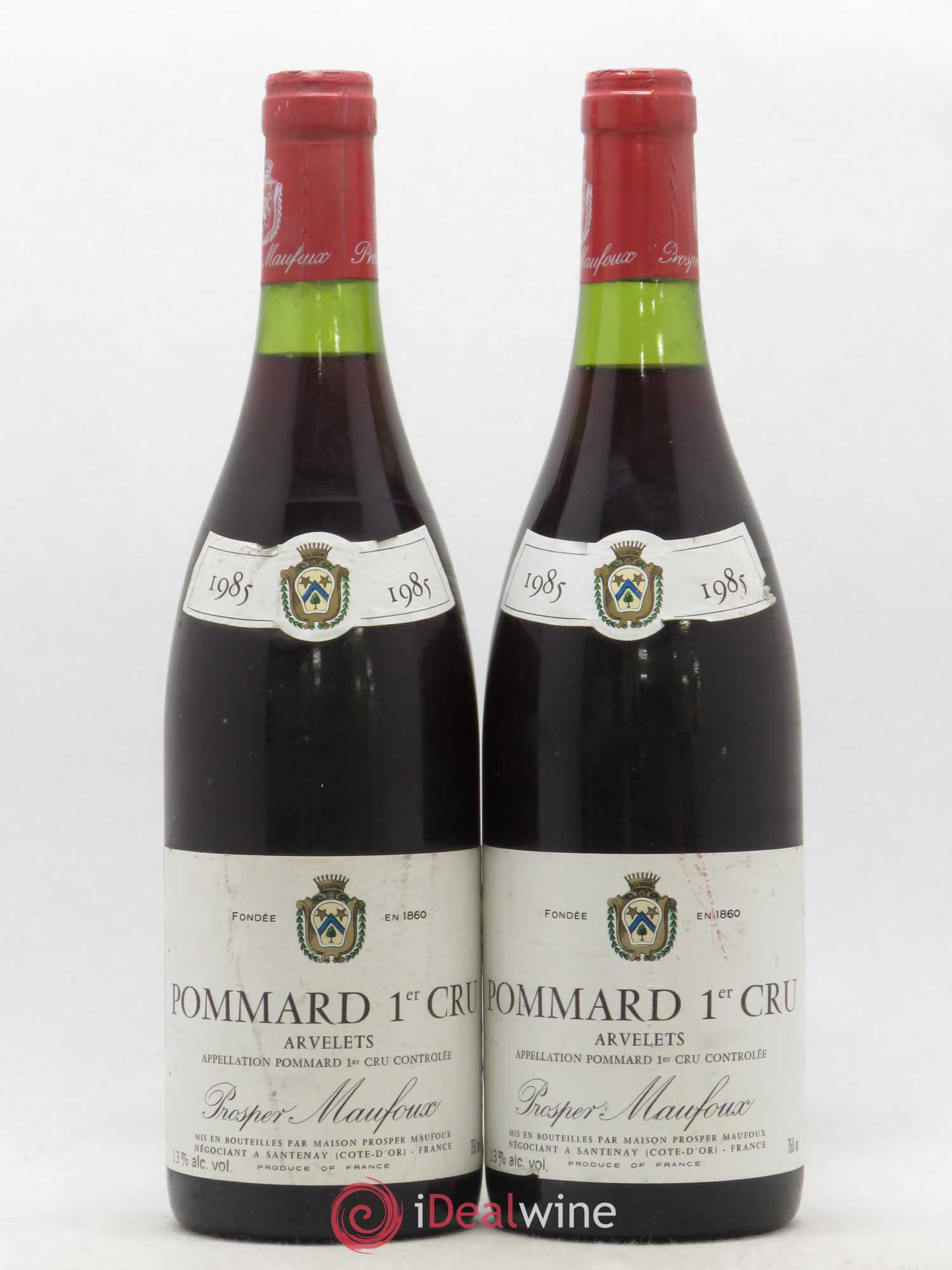 Pommard 1er Cru Les Arvelets Prosper Maufoux 1985 - Posten von 2 Flaschen - 0