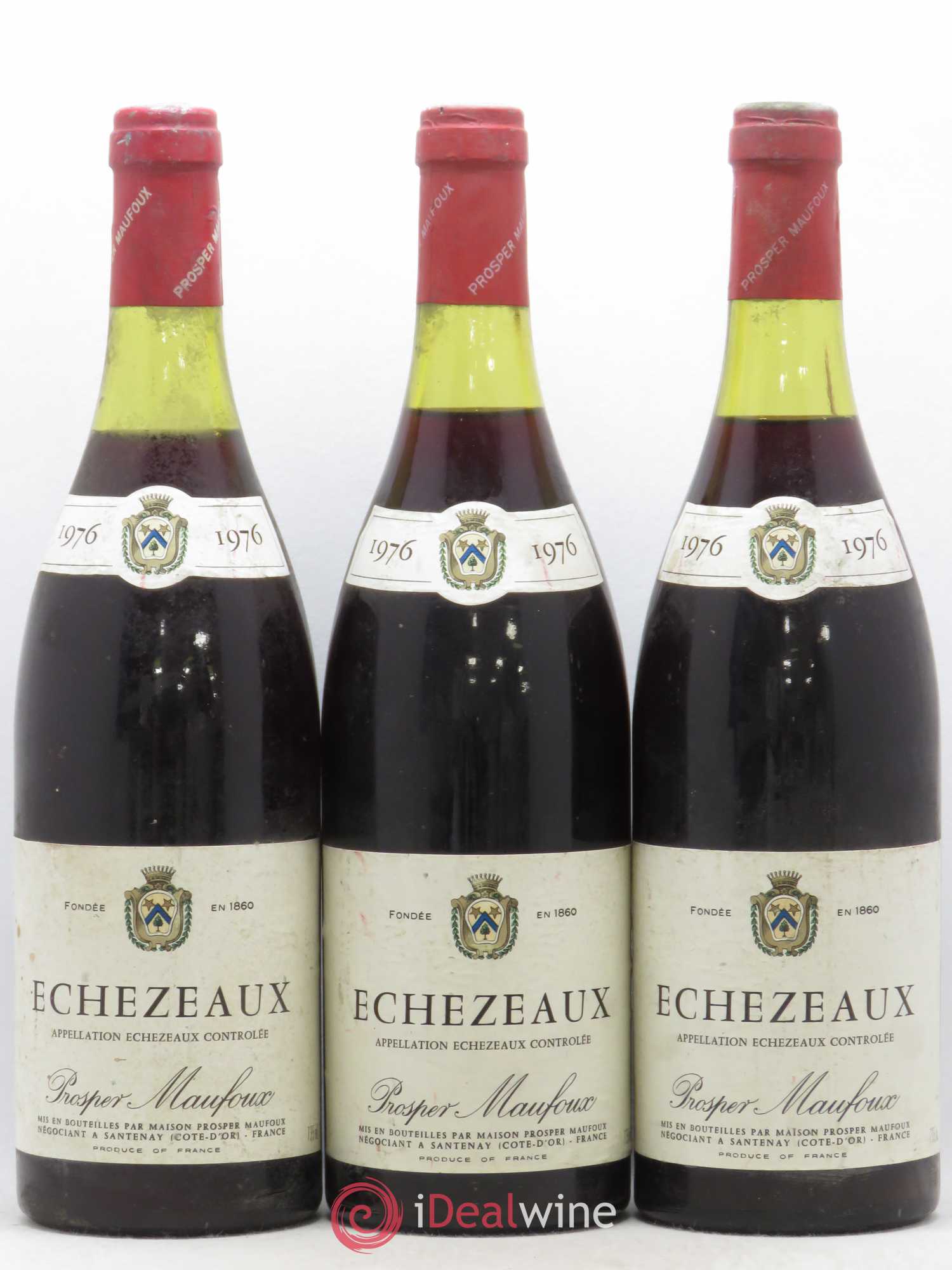 Echezeaux Grand Cru Prosper Maufoux 1976 - Lot de 3 bouteilles - 0