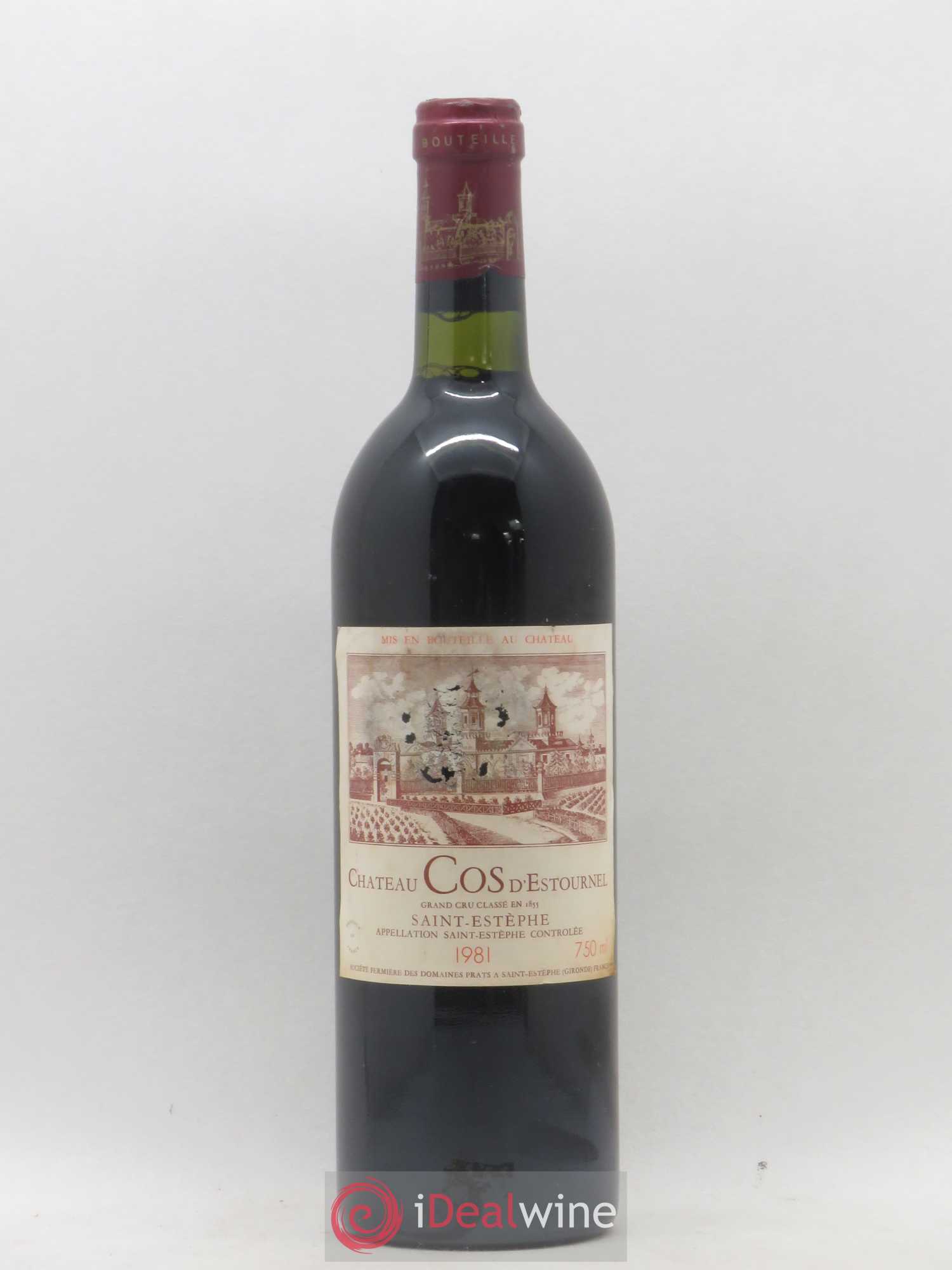 Cos d'Estournel 2ème Grand Cru Classé 1981 - Lot de 1 bouteille - 0