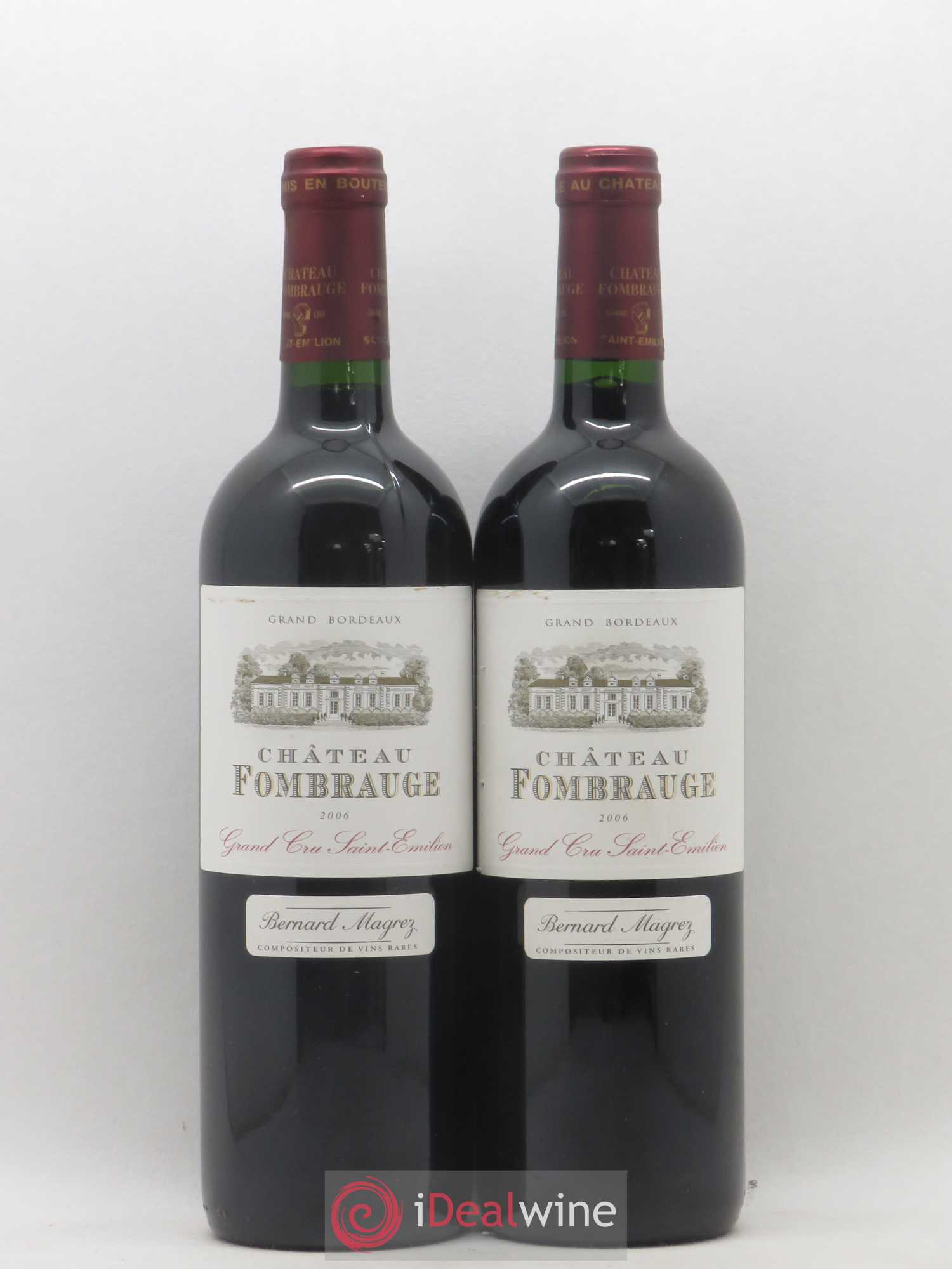 Château Fombrauge Grand Cru Classé 2006 - Lot de 2 bouteilles - 0