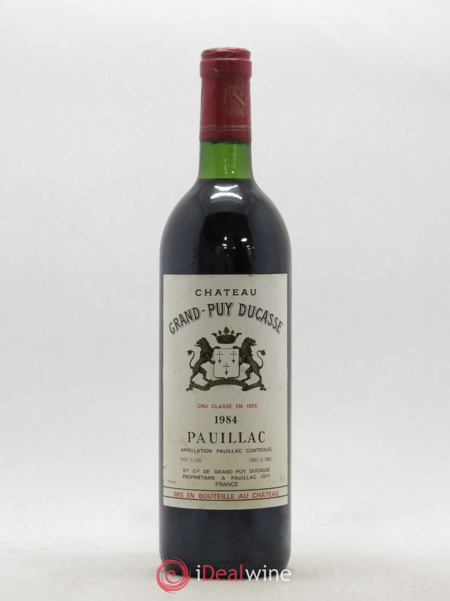 Château Grand Puy Ducasse 5ème Grand Cru Classé 1984 - Lot de 1 bouteille - 0